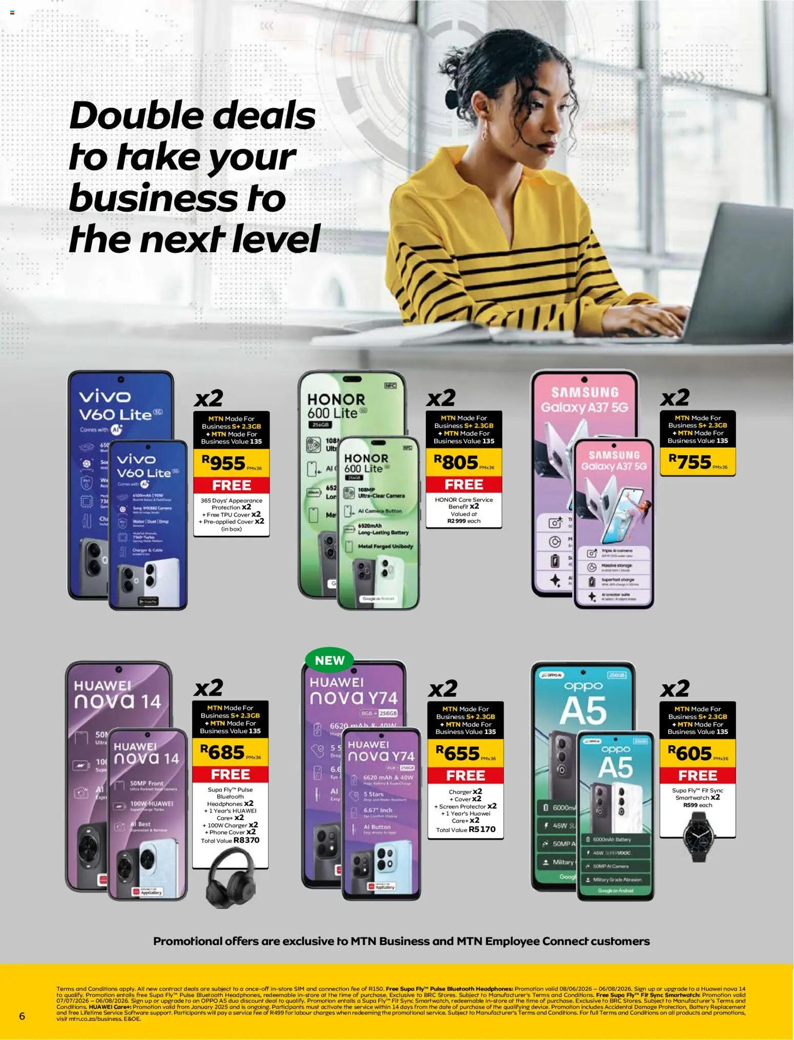 New MTN catalogue – valid from 07/07/2026 | Page: 6 | Products: Cover, Phone, Smartwatch, Box