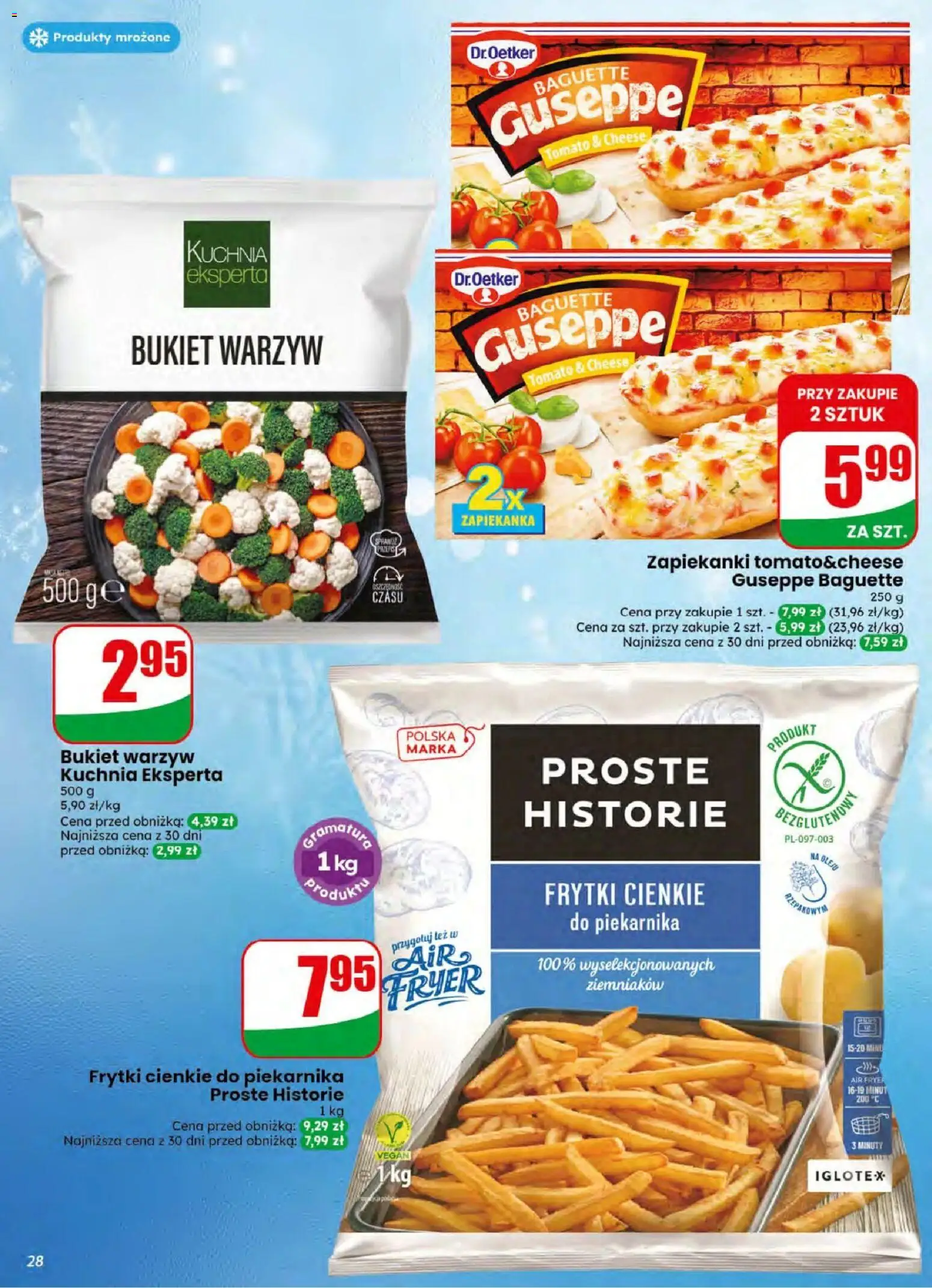 Dino gazetka od 08.07.2026 | Strona: 28 | Produkty: Zapiekanka, Zapiekanki, Frytki