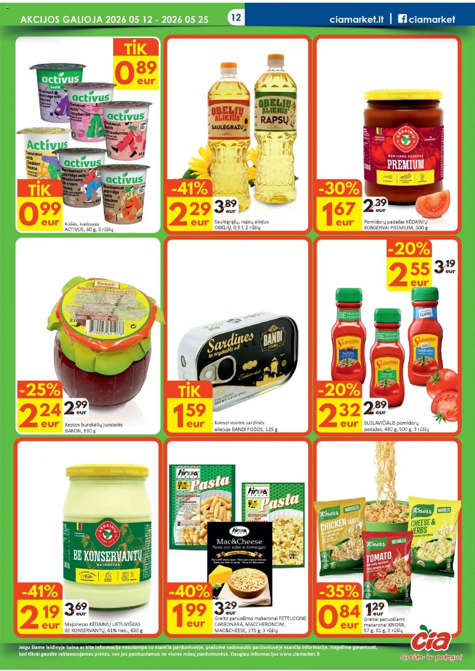 ČIA MARKET akcijos nuo 12.05.2026 | Puslapis: 12