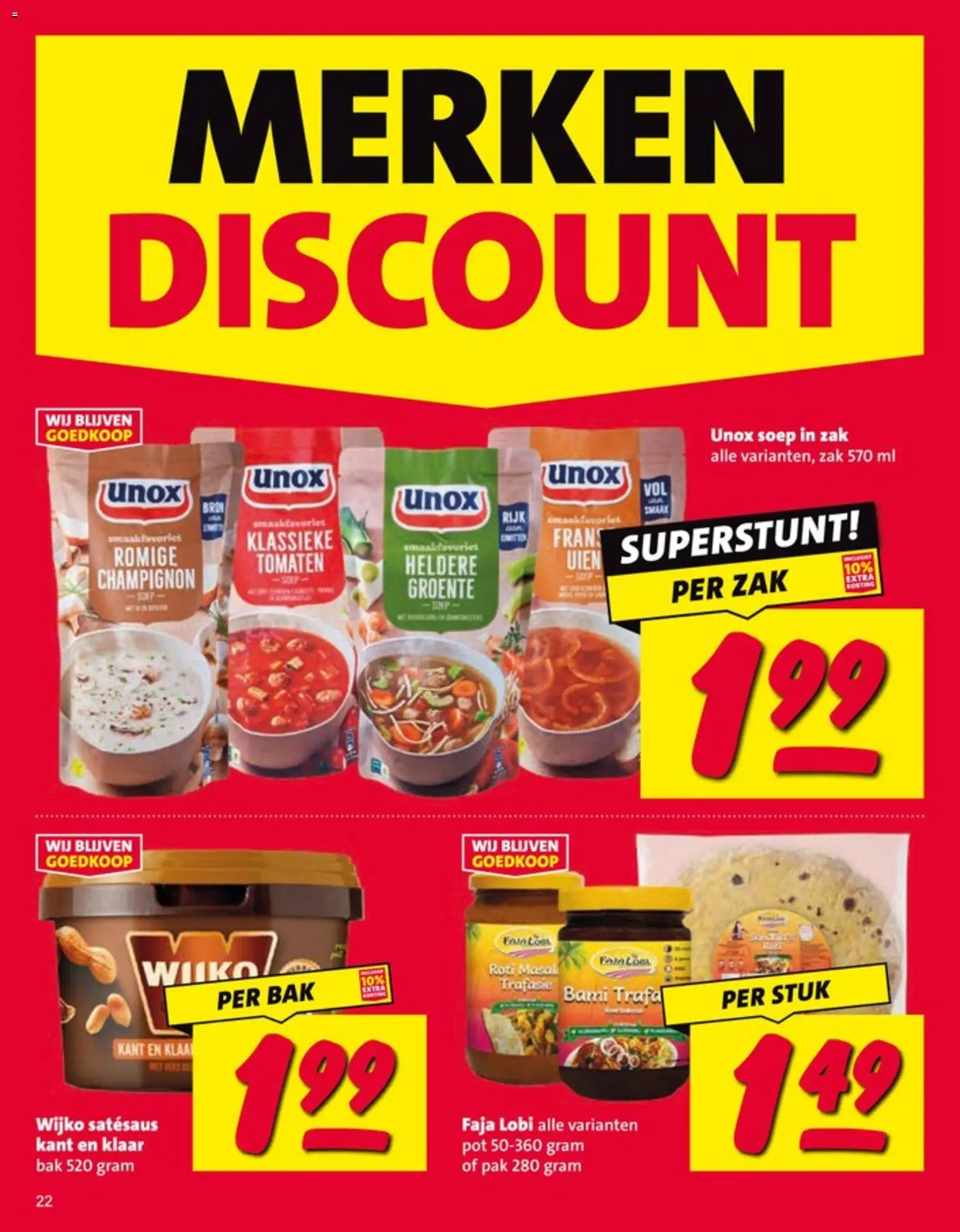 {H1} | Pagina: 22 | Producten: Champignon, Tomaten, Pot, Zak