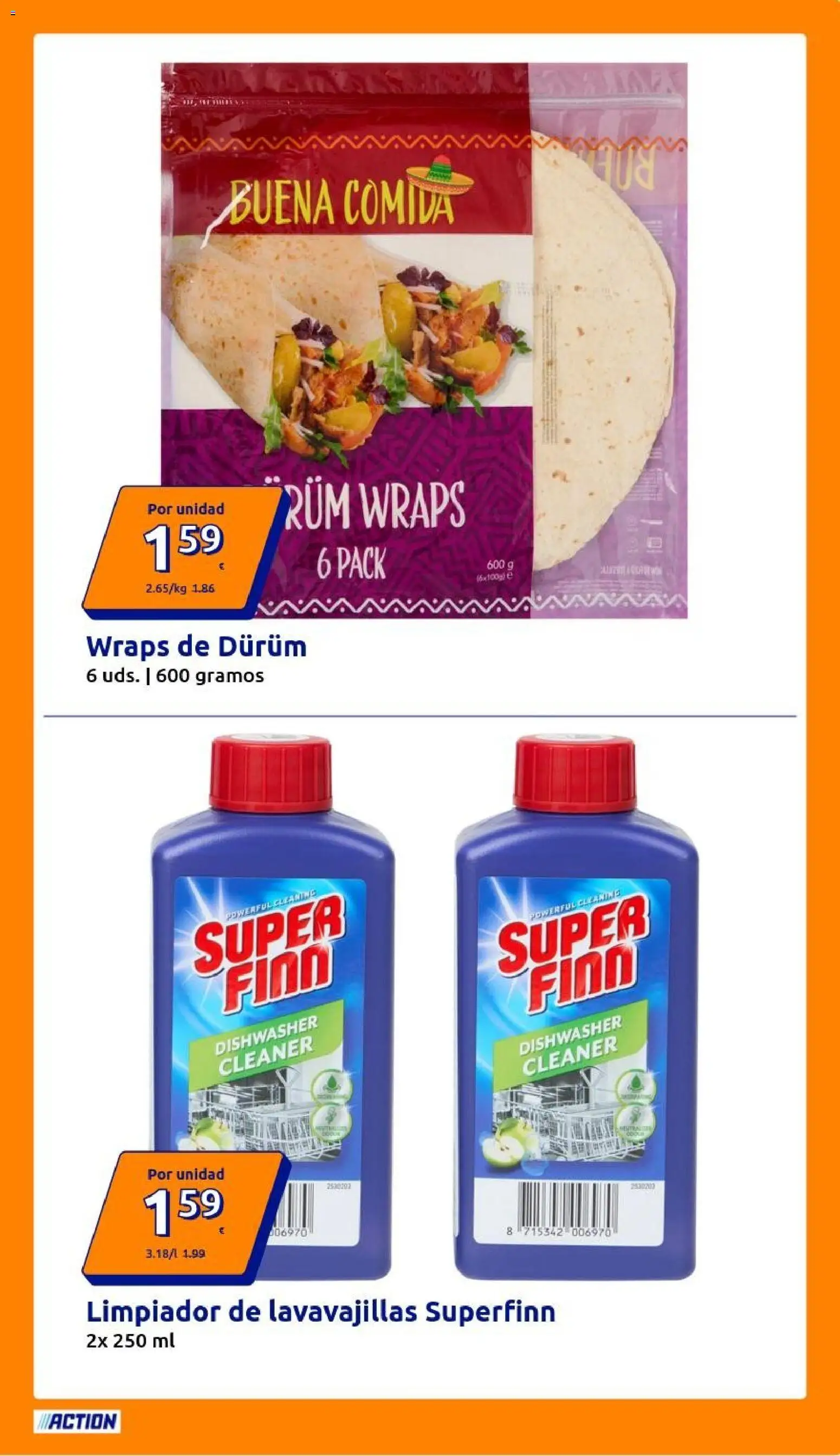 Action folleto │ válido desde el 26/08/2026 | Página: 9 | Productos: Limpiador de lavavajillas, Lavavajillas