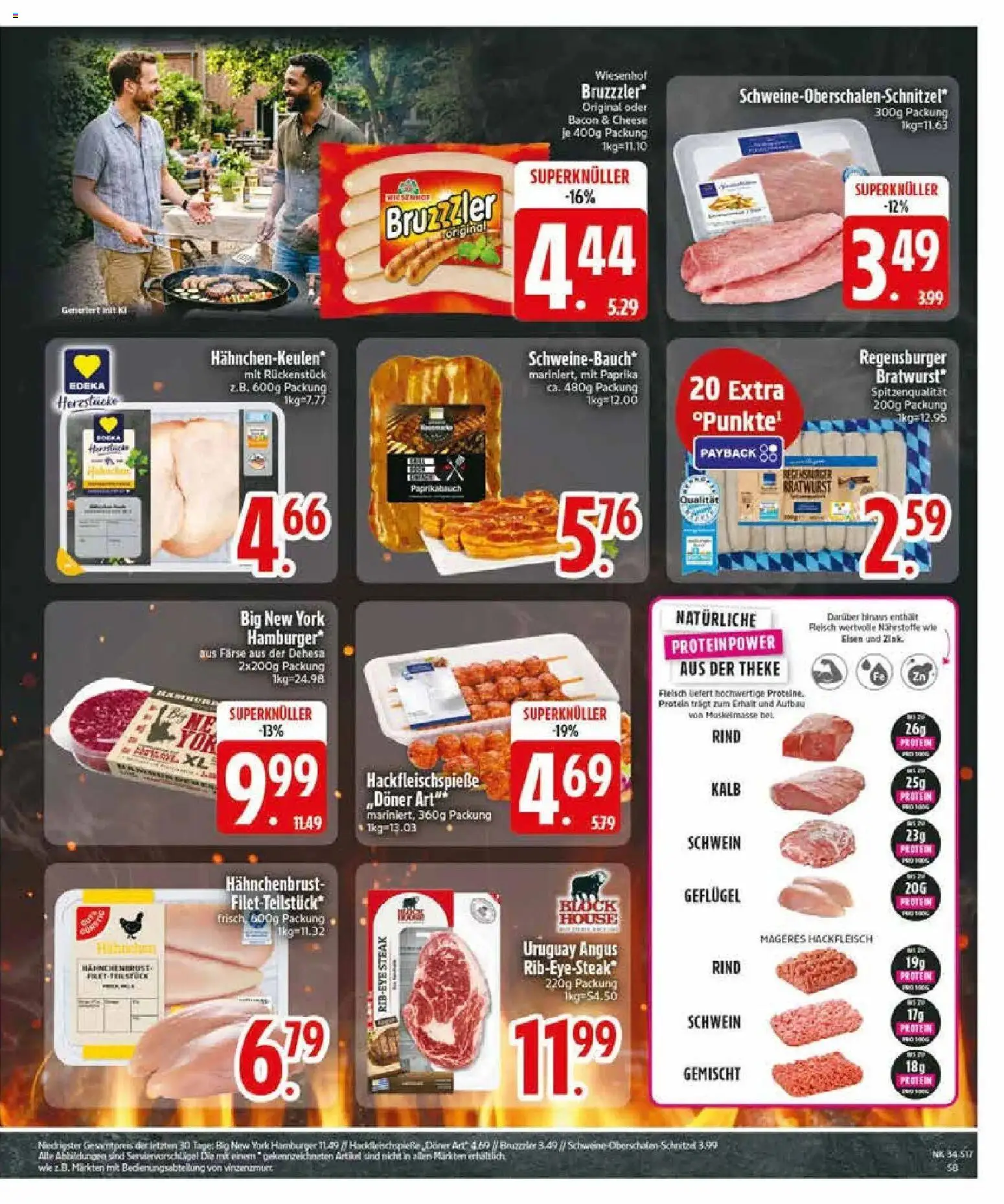 Edeka Prospekt Zolling (ab 17.08.2026) » Angebote Online | Seite: 19 | Produkte: Bratwurst, Steak, Fleisch, Hackfleisch