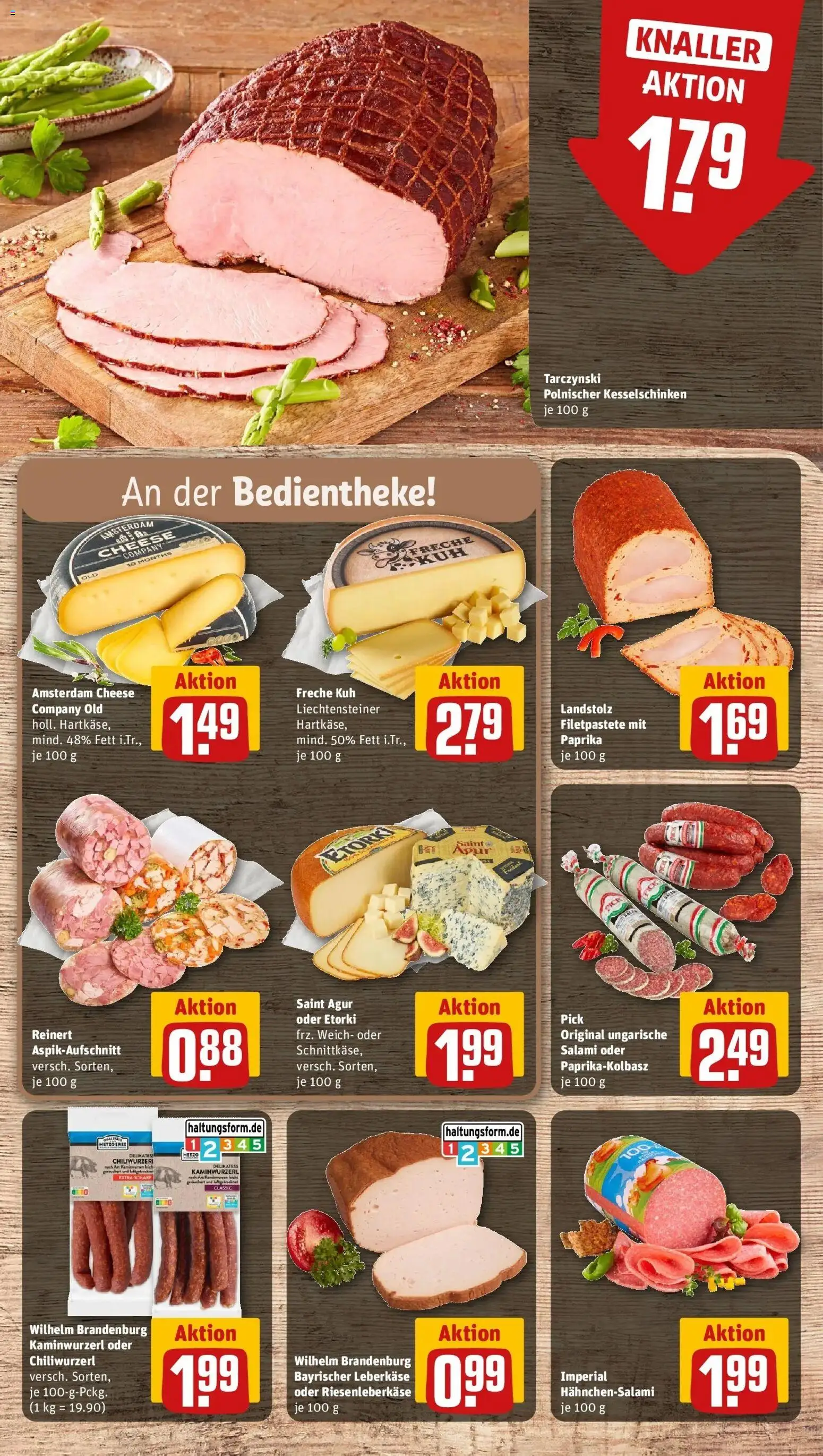 REWE Prospekt ab 14.09.2026 zum Blättern » Angebote | Seite: 7 | Produkte: Paprika, Salami, Leberkase