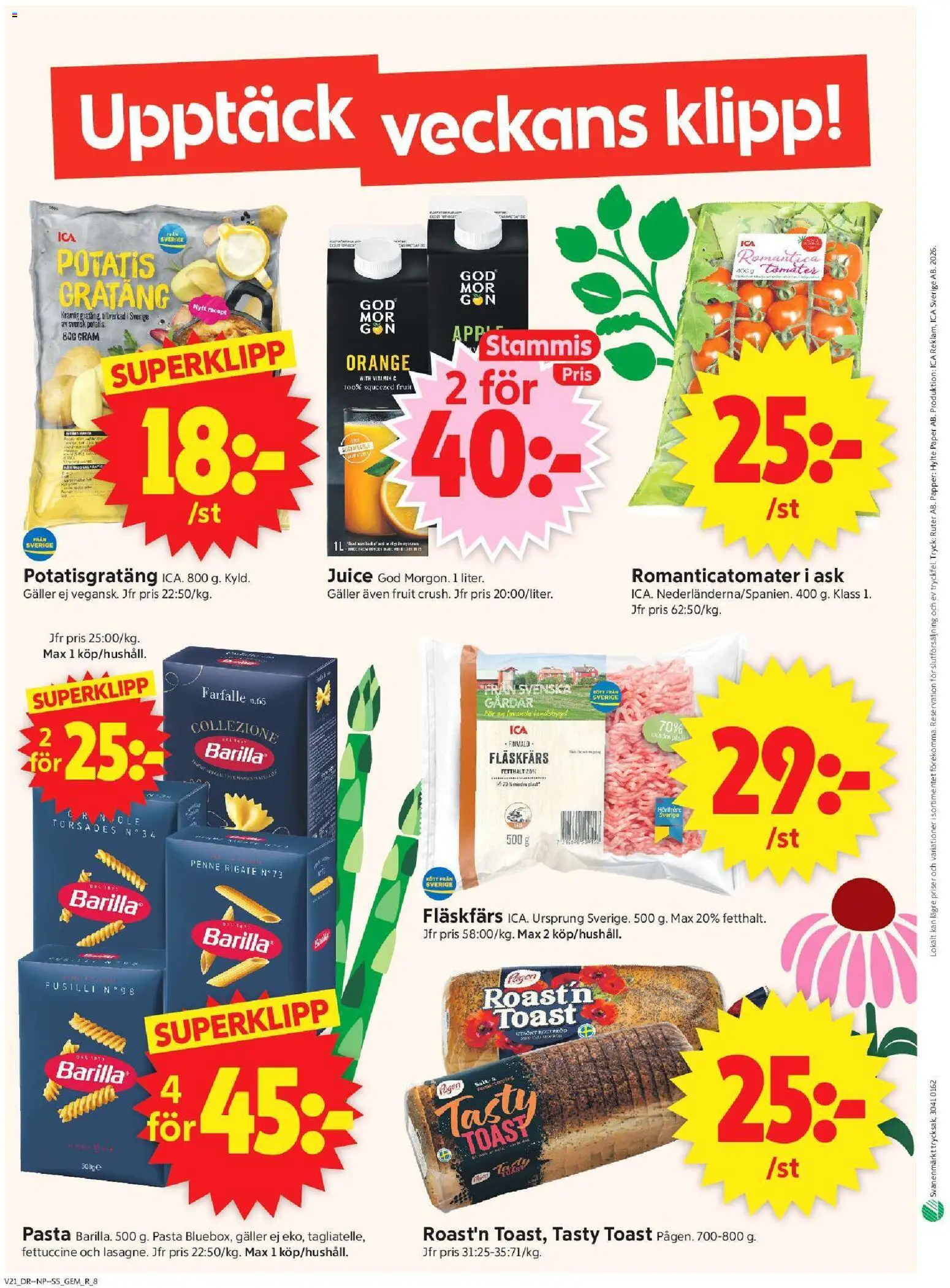 ICA Supermarket reklamblad aktuell från 18.05.2026 | Sida: 10