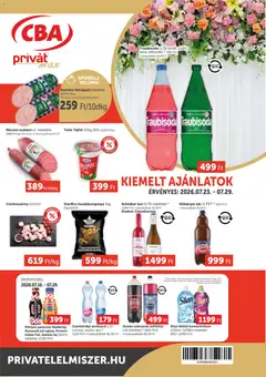 PRIVÁT Aktuális szórólap MAX - amely érvényes a következő dátumtól: 2026.07.23.