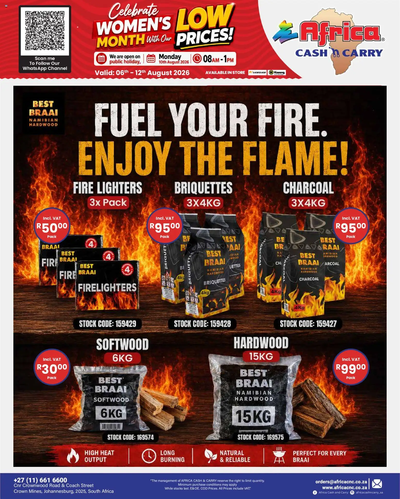 New Africa Cash & Carry catalogue – valid from 06/08/2026 | Page: 50 | Products: Stock
