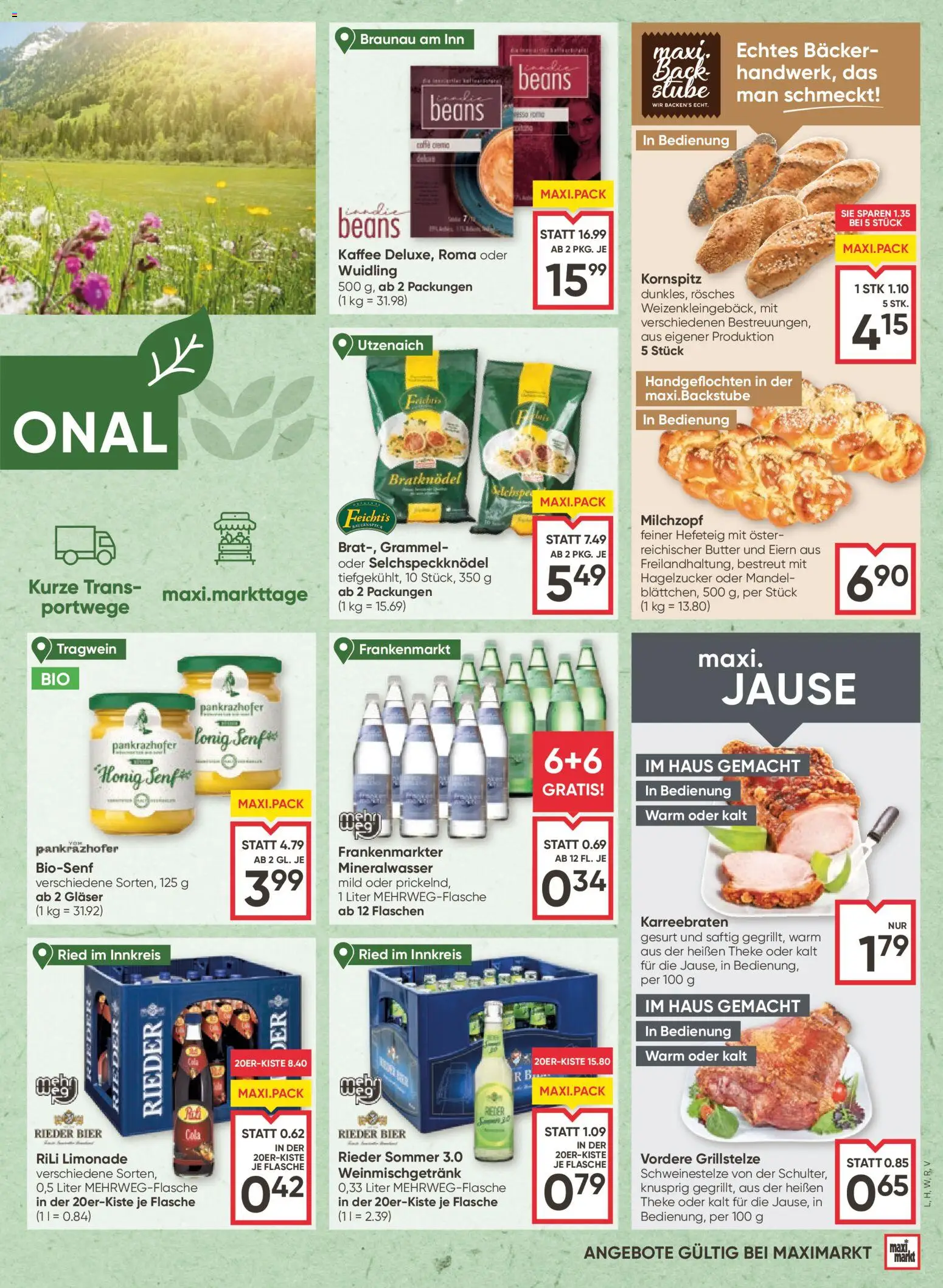 Maximarkt Flugblatt gültig ab 21.05.2026 | Seite: 5 | Produkte: Butter, Kaffee, Bier