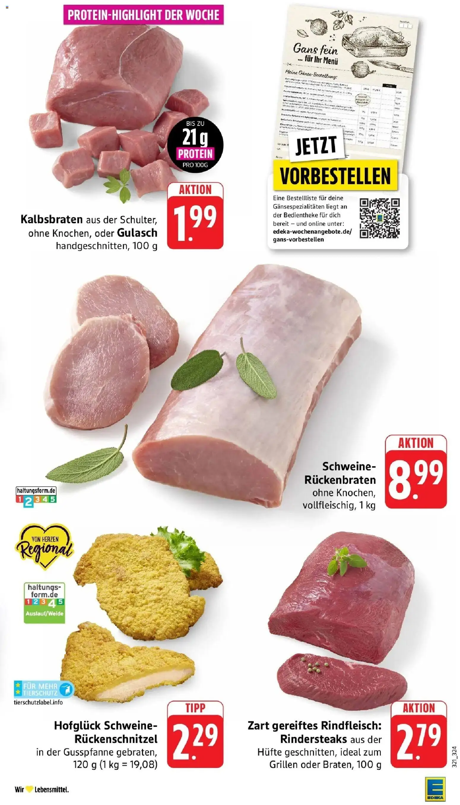 Edeka Prospekt Schweich (ab 26.10.2026) » Angebote Online | Seite: 5 | Produkte: Gulasch, Rindfleisch