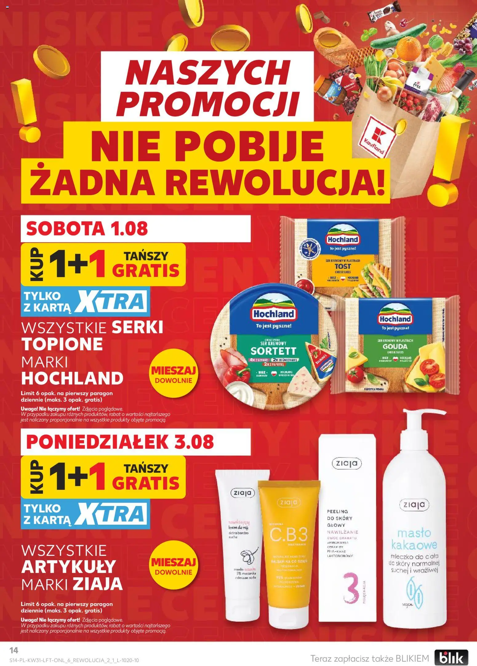 Kaufland gazetka od 30.07.2026 | Strona: 14 | Produkty: Karta, Papryki, Ser, Owoc granatu