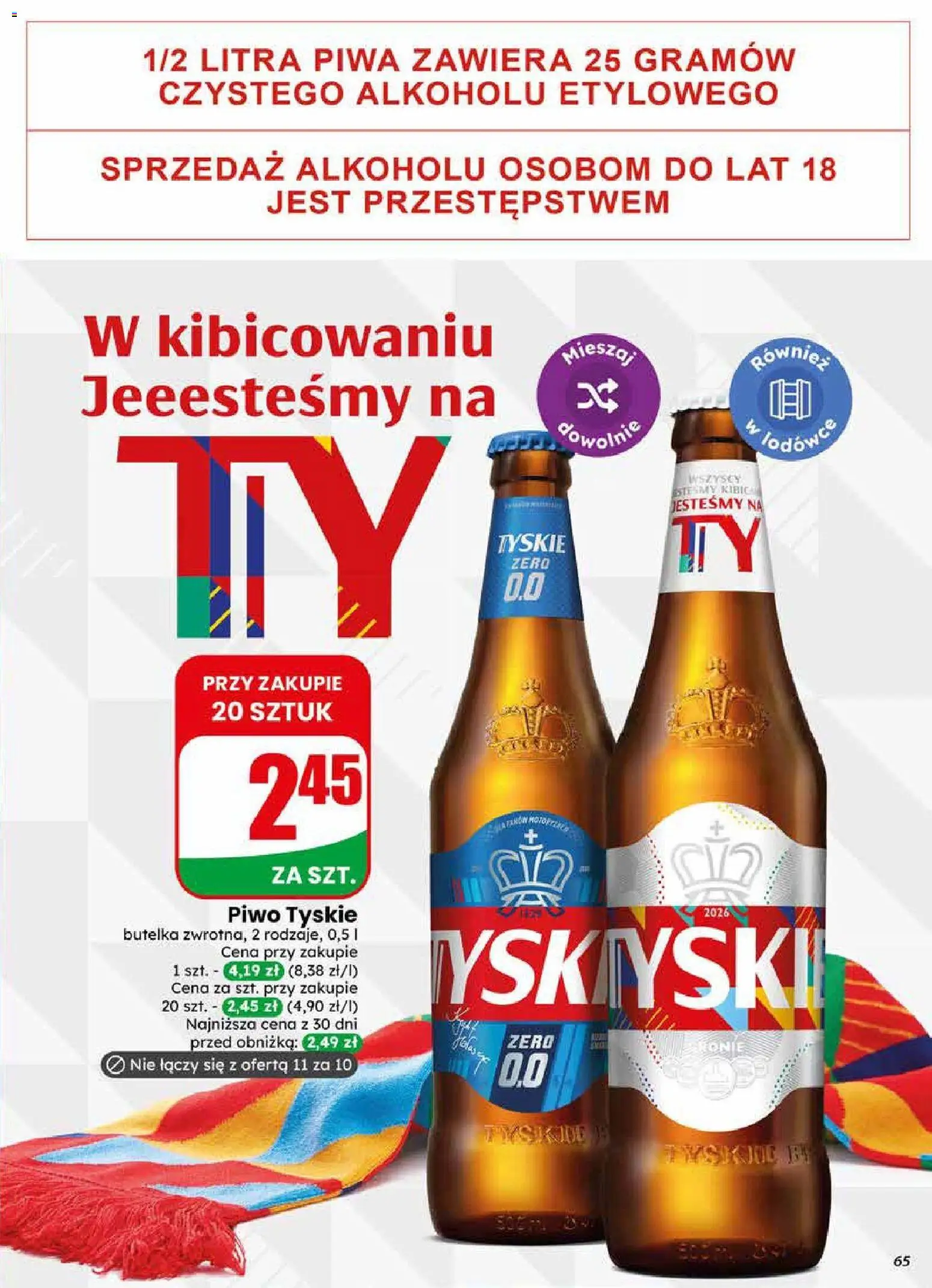 Dino gazetka od 20.05.2026 | Strona: 65 | Produkty: Tyskie, Piwo