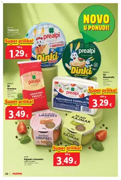 MLADI KAJMAK, Kajmak - Pregled kataloga iz trgovine Plodine, vrijedi od 19.08.2026 | Stranica: 28
