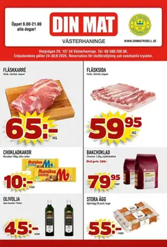 Din Mat erbjudanden - Förhandsvisning av reklamblad från butik Din Mat aktuell från 24/08/2026