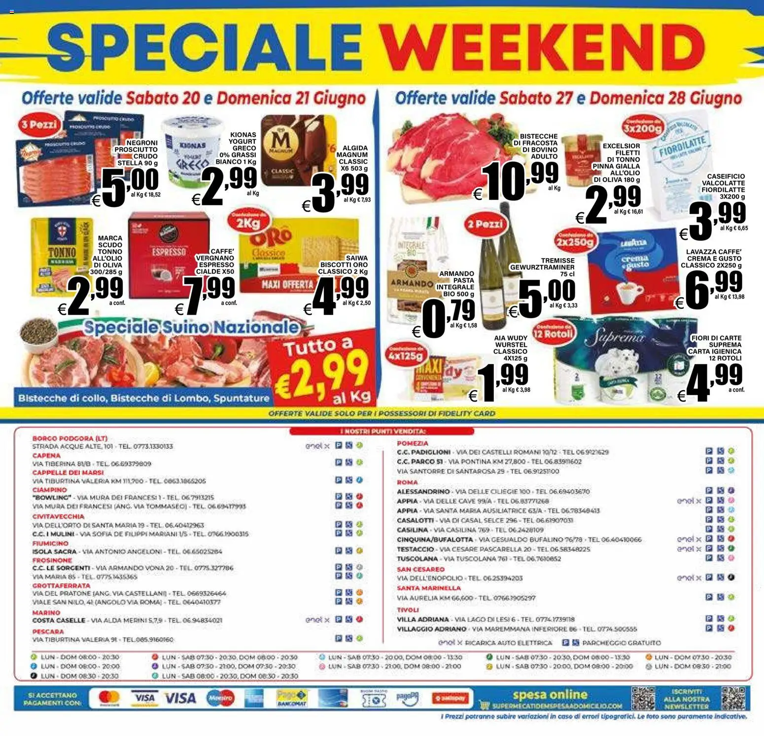 Volantino DEM del 19.06.2026 | Pagina: 20 | Prodotti: Bovino, Yogurt greco, Yogurt, Lavazza