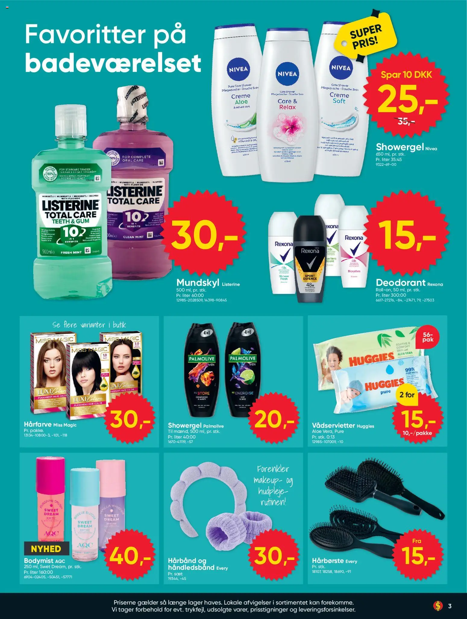 Bigdollar tilbudsavis – gyldig fra 28/08/2026 | Side: 3 | Produkter: Makeup, Mundskyl, Ur, Aloe Vera