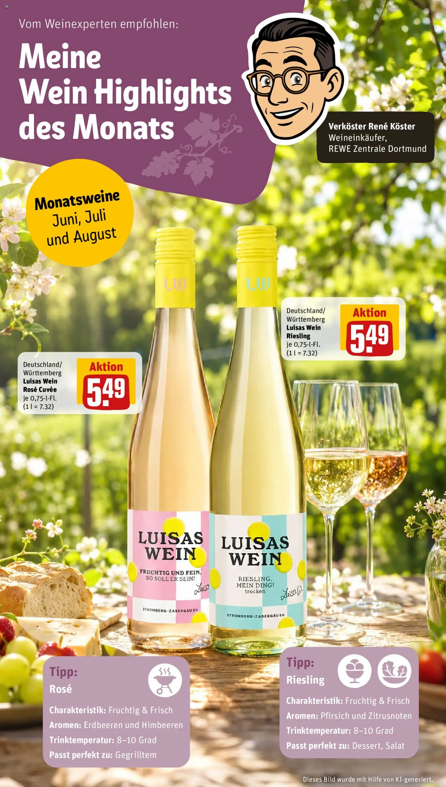 Rewe ihr Kaufpark Prospekt – gültig ab 01.06.2026 | Seite: 31 | Produkte: Pfirsich, Wein, Erdbeeren, Salat