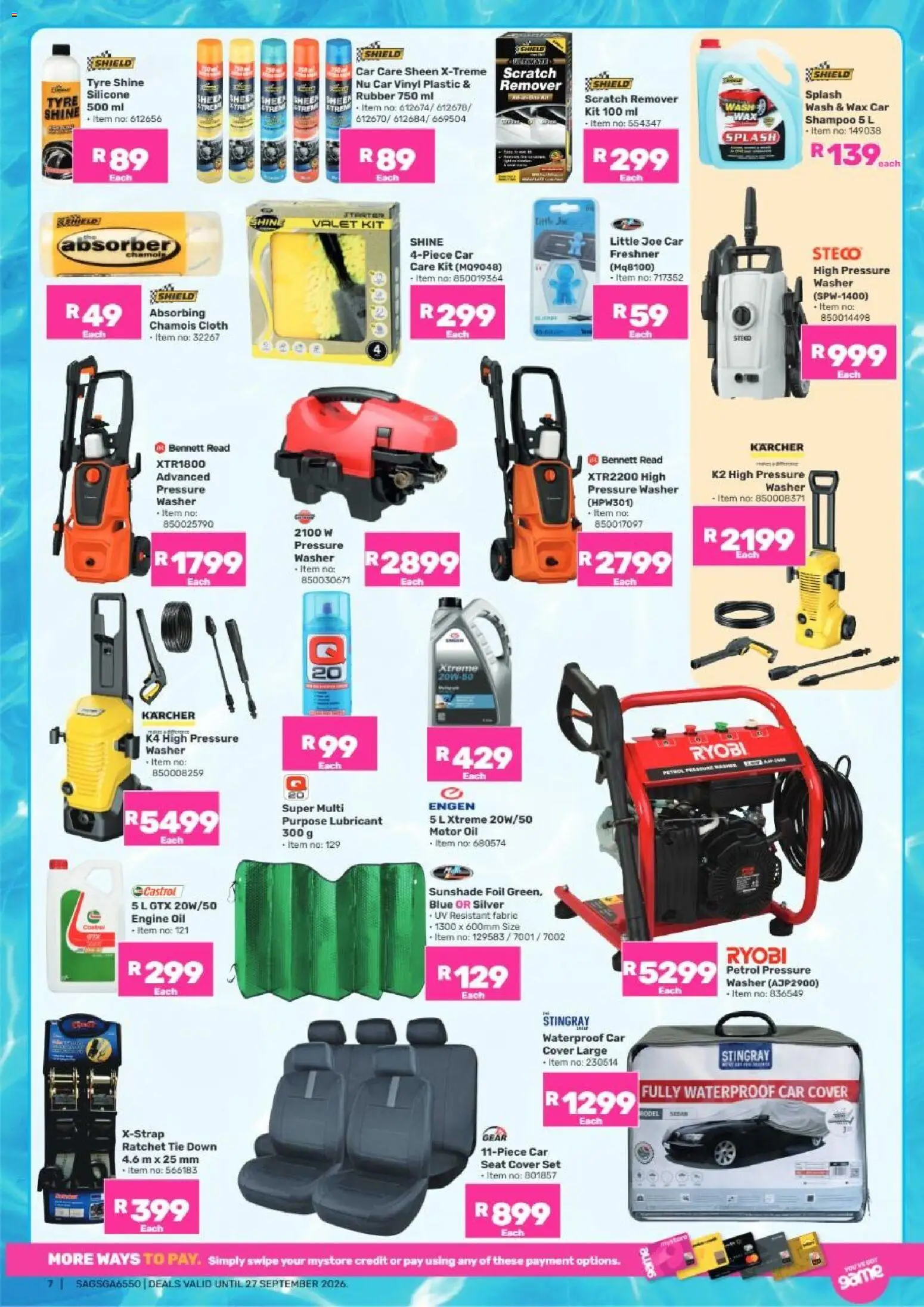 New Game catalogue – valid from 25/08/2026 | Page: 7 | Products: Cover, Wax, Shampoo, Silicone