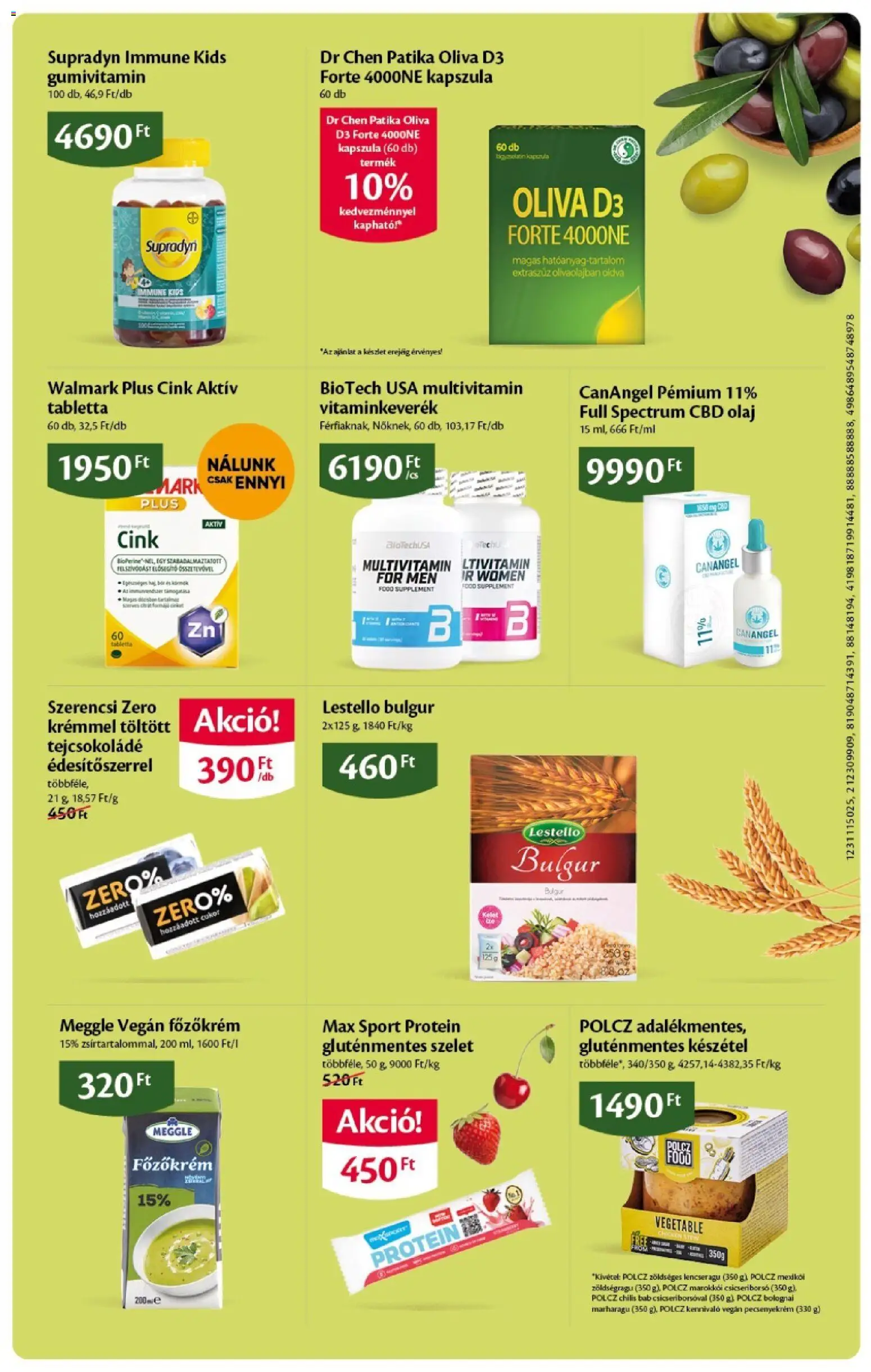 Ecofamily akciós ujság - amely érvényes a következő dátumtól: 2026.09.03. | Oldal: 7 | Termékek: Szelet, Csicseriborsó, Tejcsokoládé, Multivitamin