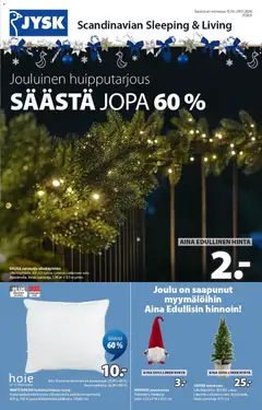 JYSK-mainoslehti voimassa 15/10/2026 alkaen