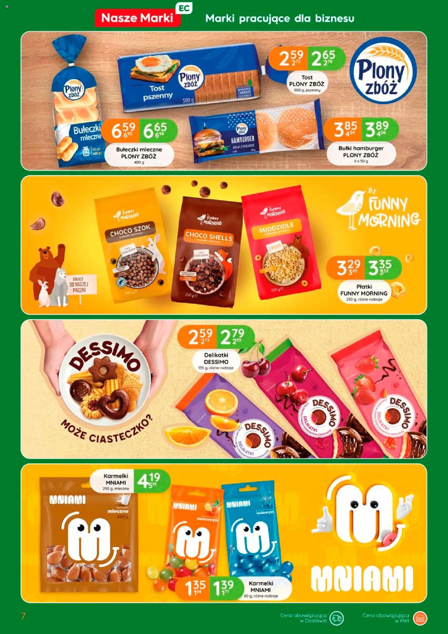 Eurocash gazetka od 28.05.2026 | Strona: 7 | Produkty: Hamburger, Pączki, Płatki