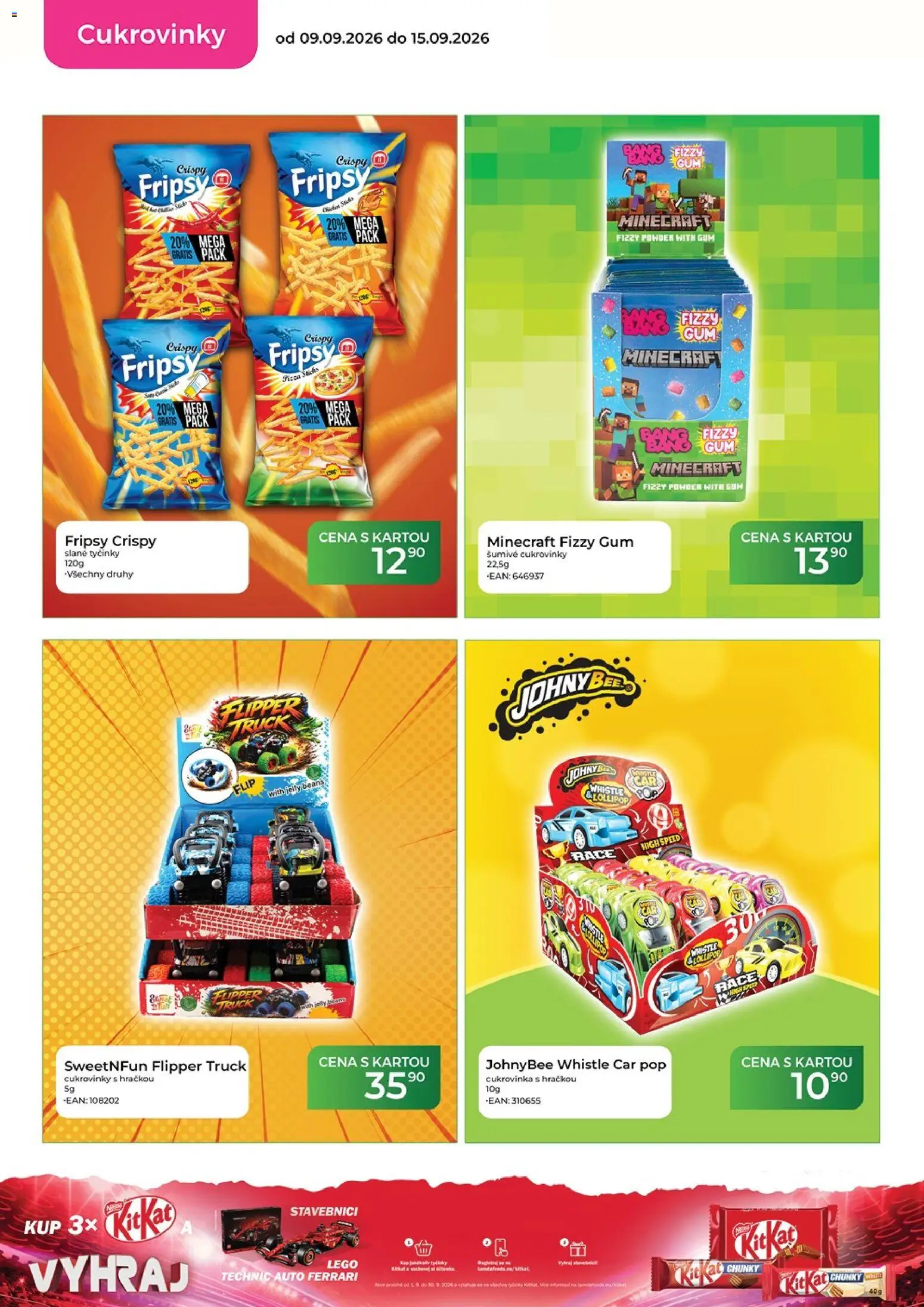 Tamda Foods leták od 09.09.2026 | Strana: 30 | Produkty: LEGO, Lego Technic, Slané tyčinky, Cukrovinky