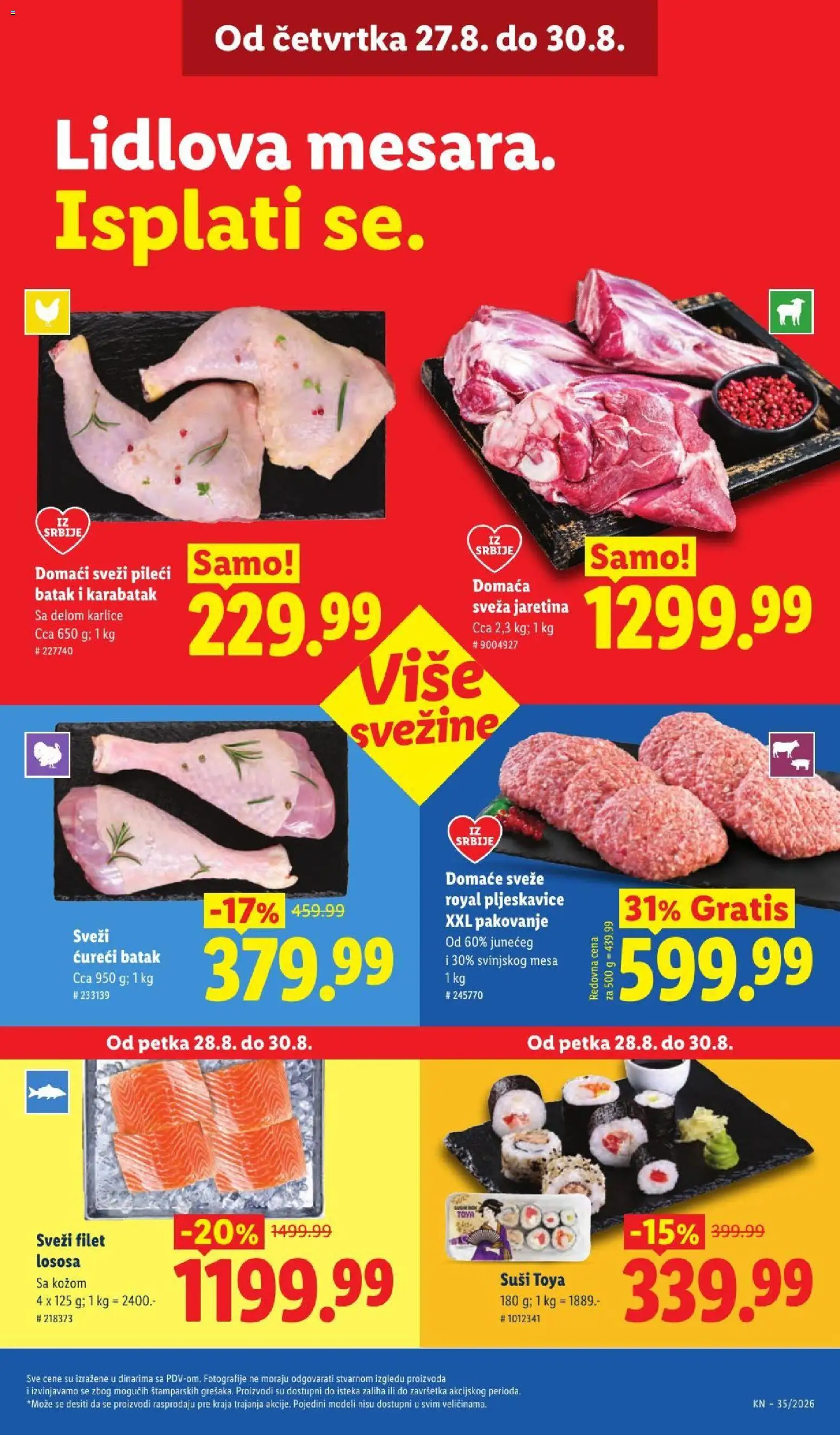 Lidl katalog - važi od 27.08.2026 | Strana: 25
