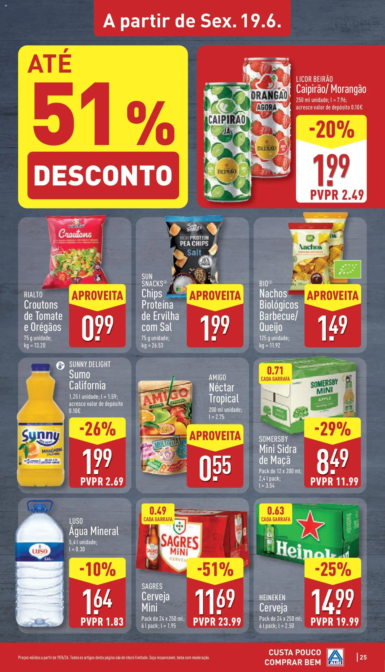 Aldi folheto │ válido de 15.06.2026 | Página: 25 | Produtos: Orégãos, Licor, Queijo, Tomate