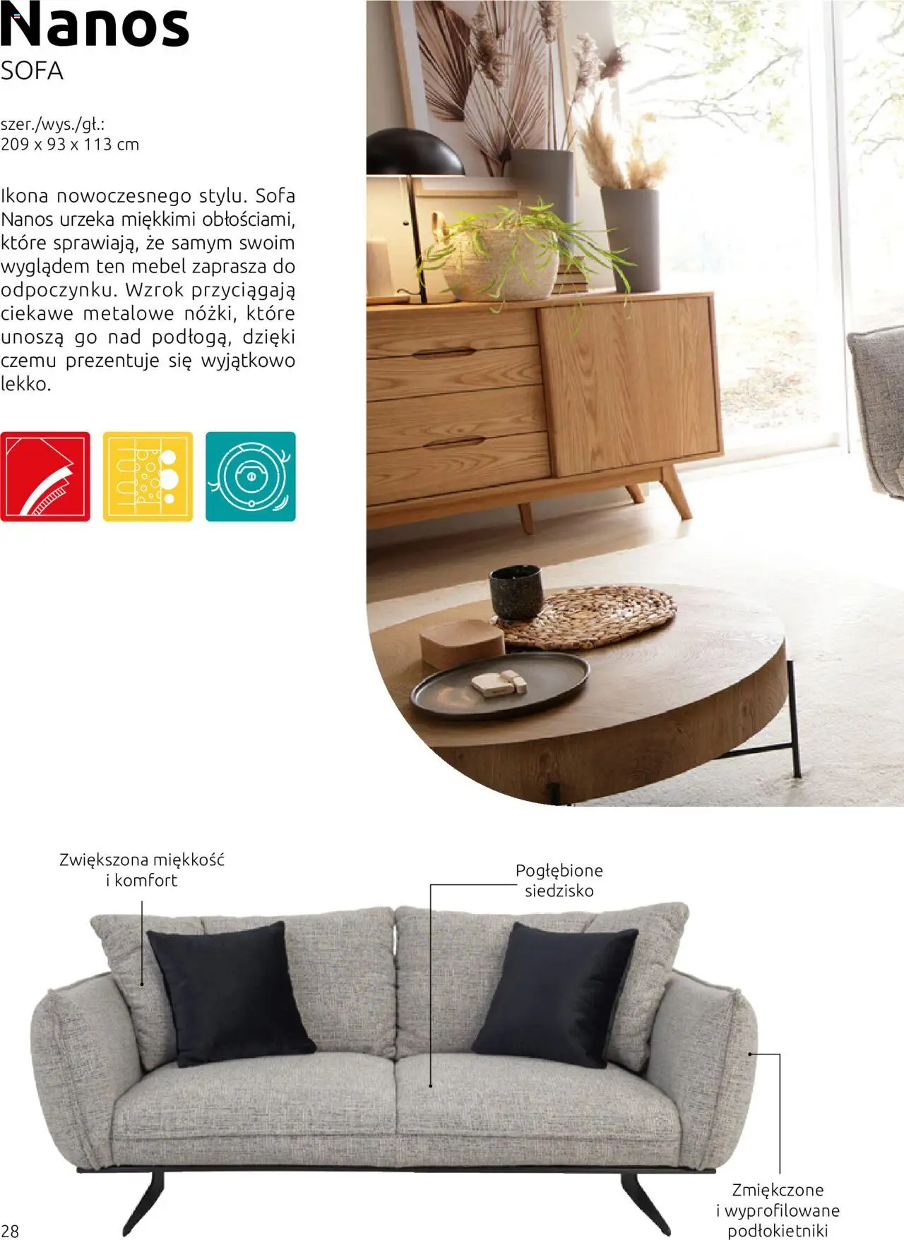 Black Red White Gazetka - Katalog mebli wypoczynkowych Batani od 31.05.2024 | Strona: 28 | Produkty: Sofa