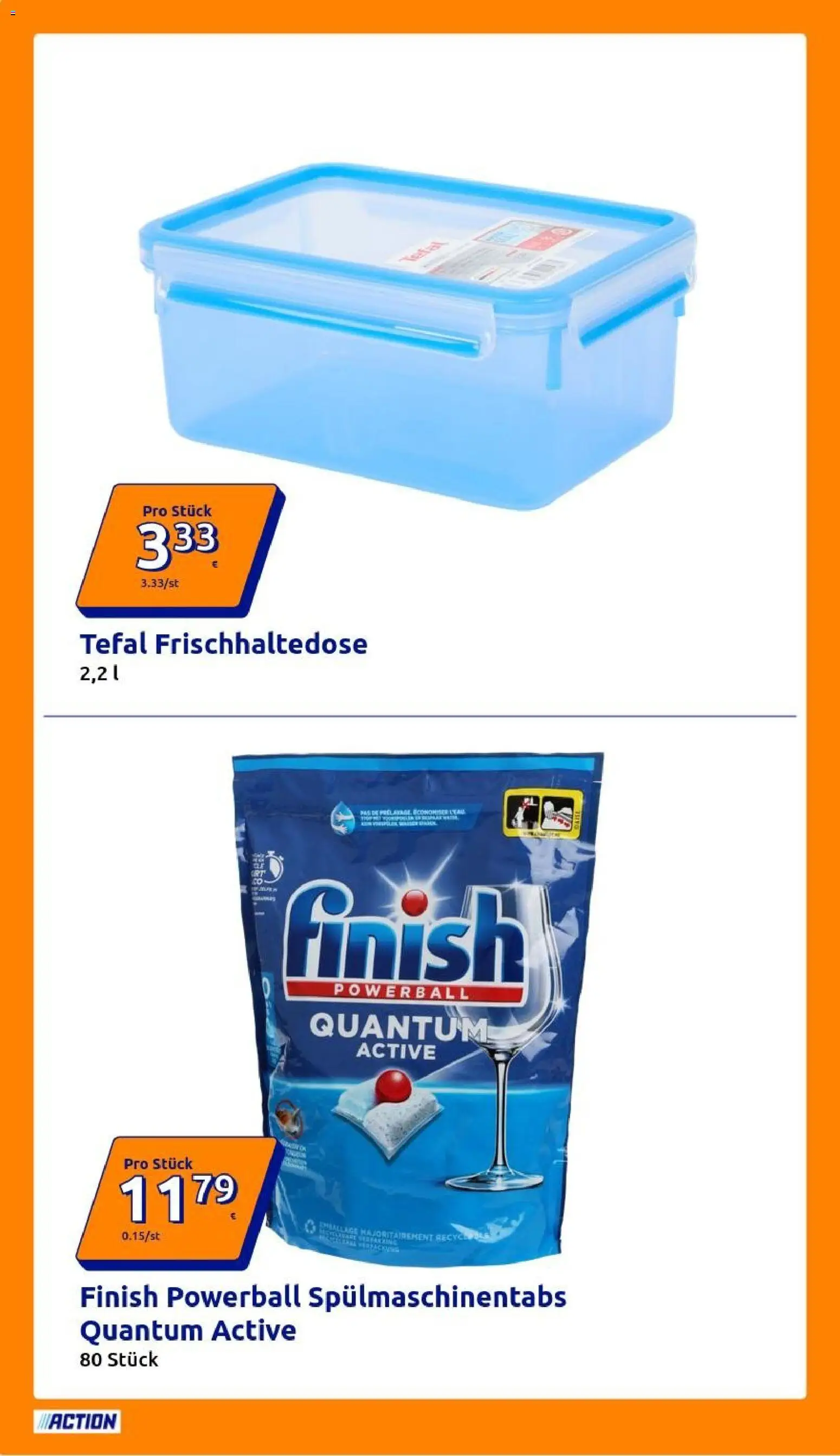Action Prospekt – gültig ab 26.08.2026 | Seite: 12 | Produkte: Finish, Spülmaschinentabs