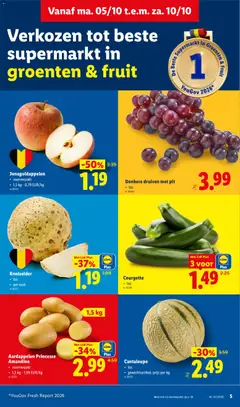 Donkere druiven met pit, los - Voorbeeld van een folder van Lidl, geldig van 05/10/2026 | Pagina: 5