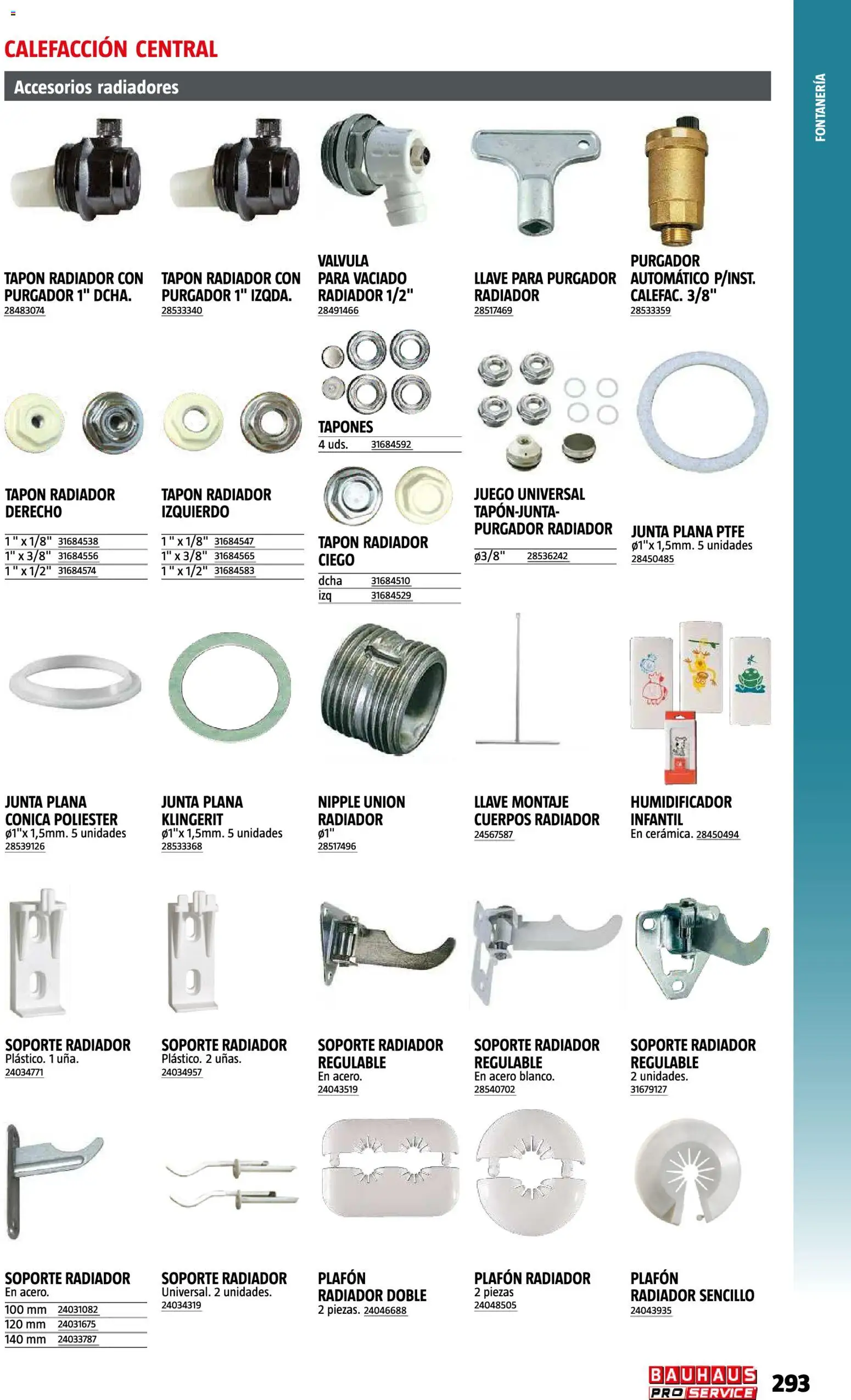 Bauhaus ProService │ válido desde el 11/05/2026 | Página: 293 | Productos: Radiador