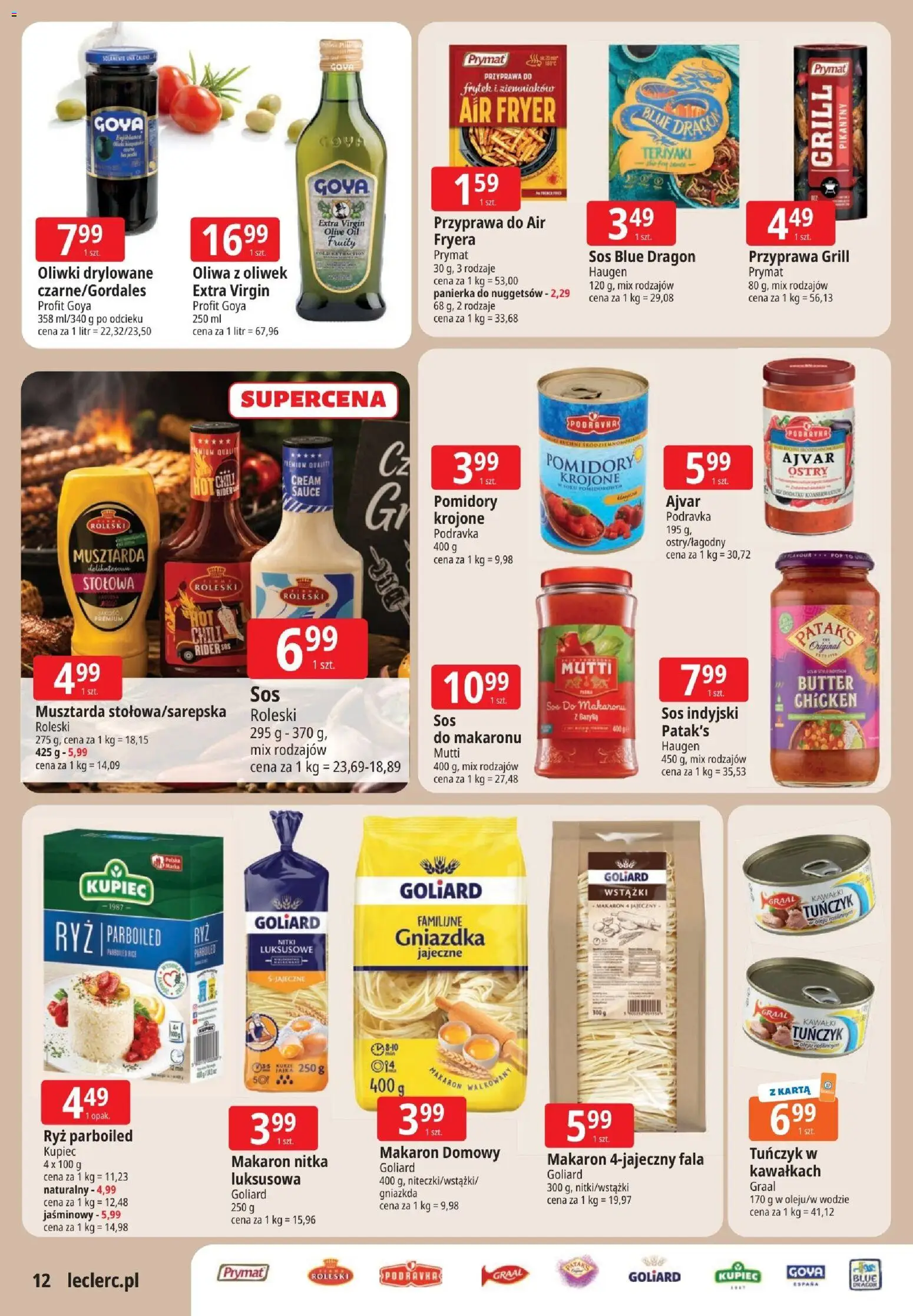 E.Leclerc gazetka - Zielona Góra od 02.06.2026 | Strona: 12 | Produkty: Karta, Grill, Tuńczyk, Pomidory