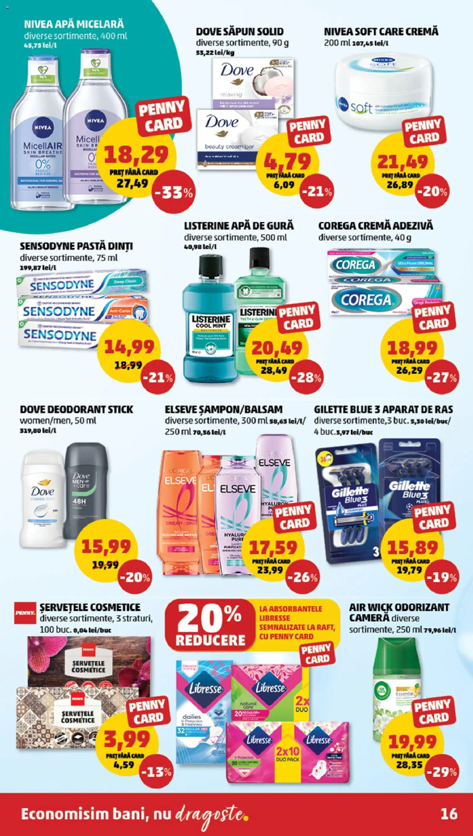 Noul catalog PENNY – valabil de la 03.06.2026 | Pagină: 16 | Produse: Cameră, Săpun, Deodorant, Apă de gură