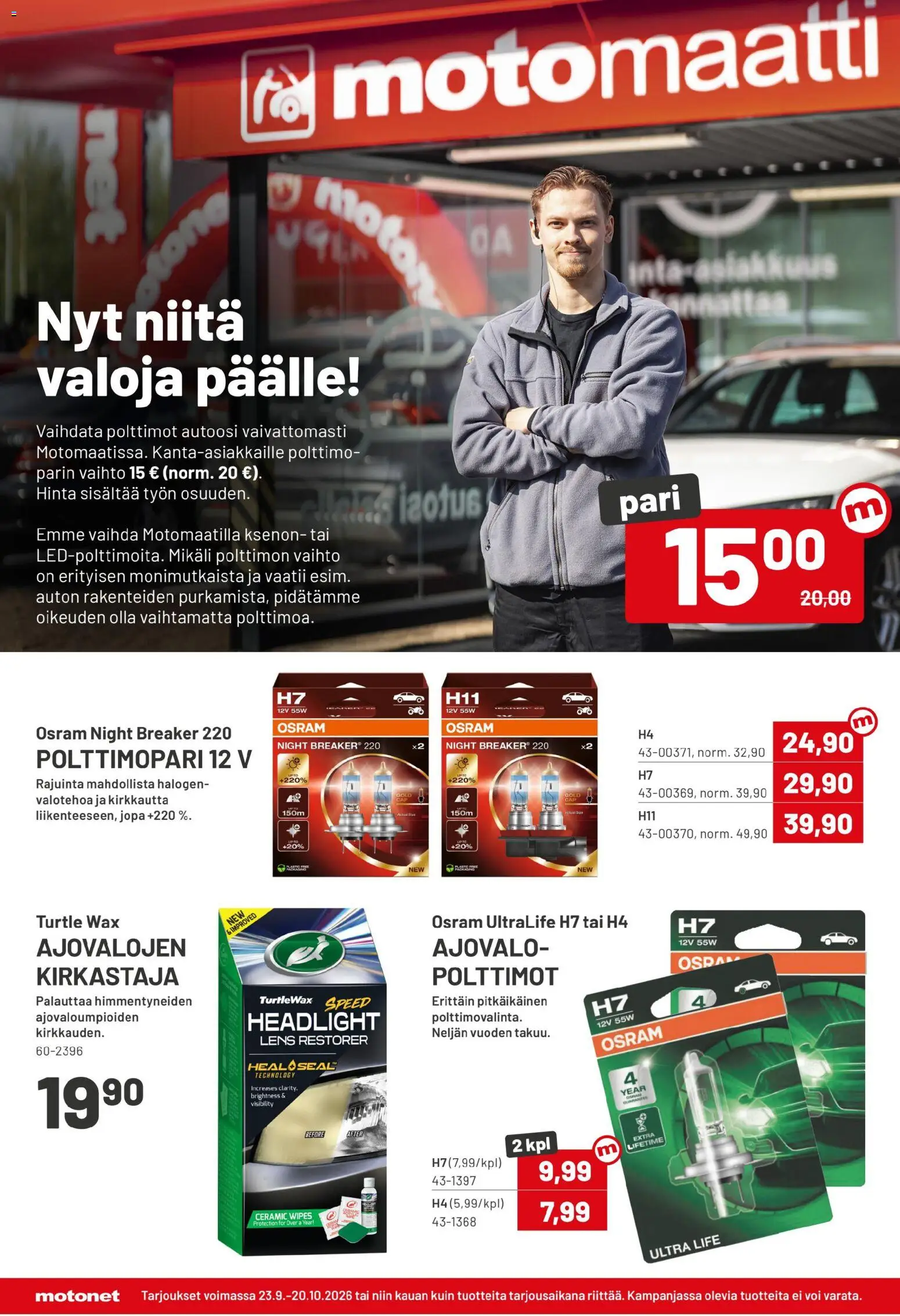Motonet tarjoukset – voimassa 23/09/2026 alkaen | Sivu: 2 | Tuotteet: Voi, Lasinpesuneste