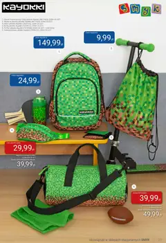 Pogląd oferty "Smyk gazetka" - ważna od 28.07.2026 | Strona: 21 | Produkty: Plecak, Torba