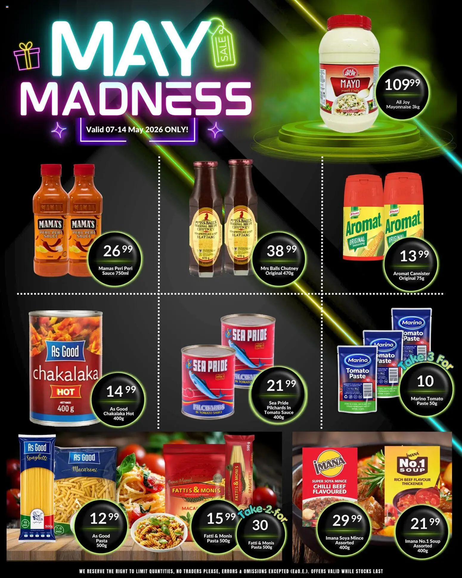 New Super Save catalogue – valid from 07.05.2026 | Page: 16 | Products: Pilchards, Cannister, Pasta, Chilli