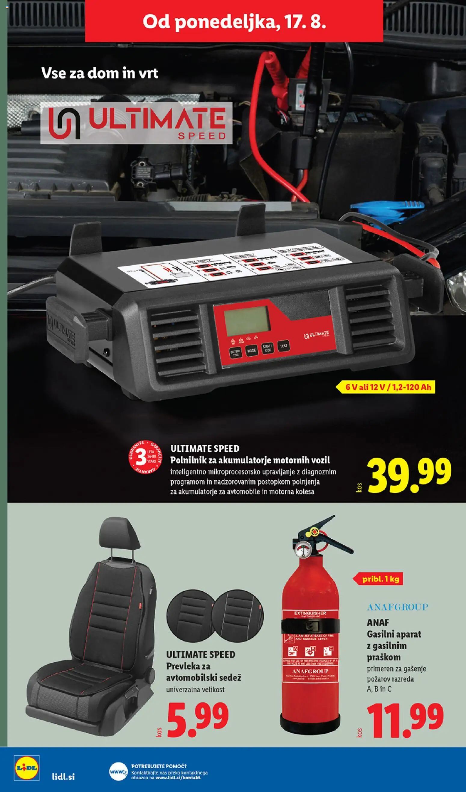 Novi Lidl katalog ponudbe – veljaven od 13.08.2026 | Stran: 56 | Izdelki: Prevleka, Polnilnik
