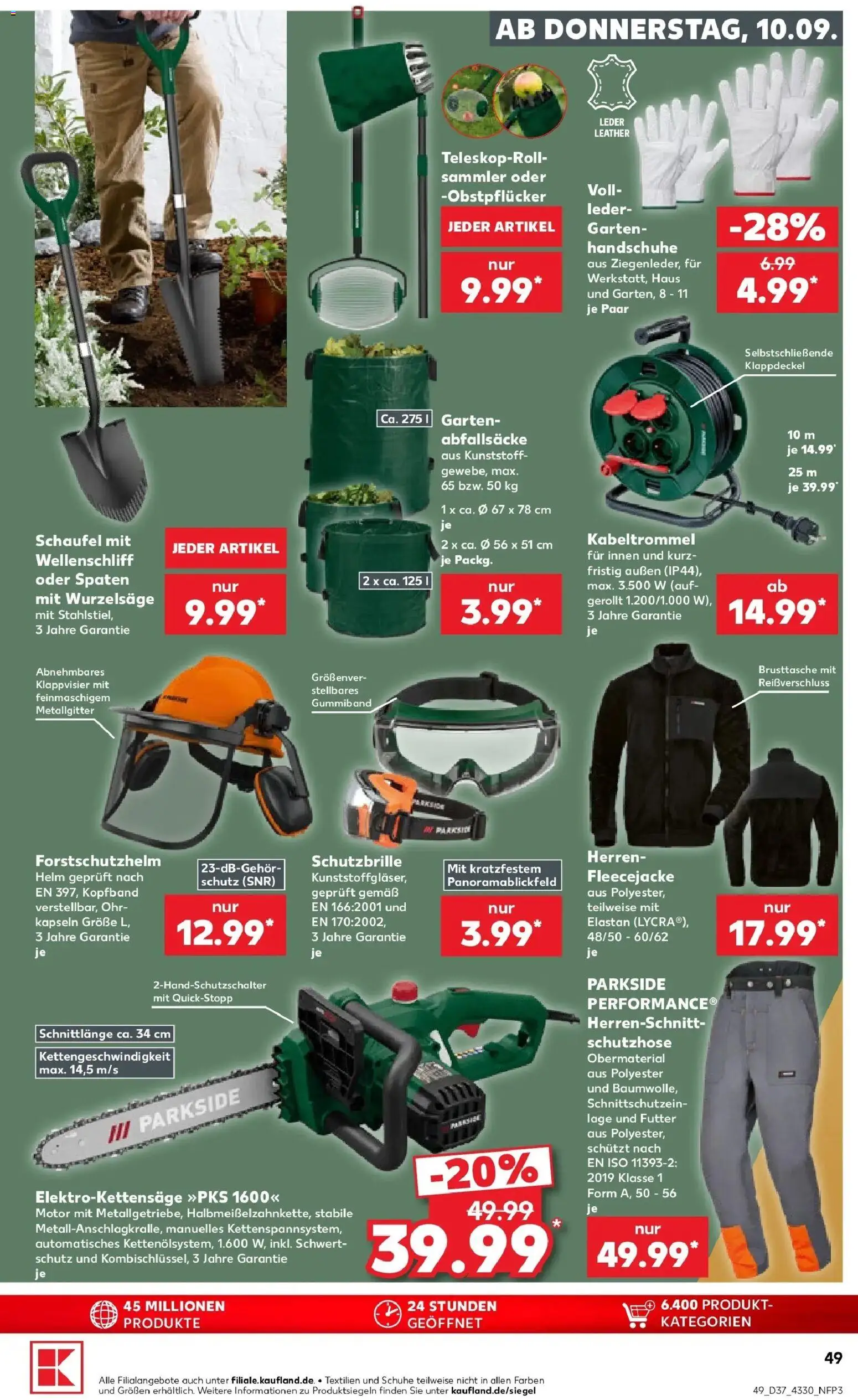 Prospekt Kaufland ab 10.09.2026 » Angebote Online zum Blättern | Seite: 49 | Produkte: Handschuhe