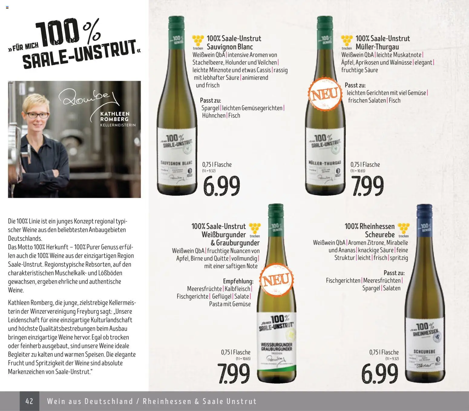 Edeka Struve Wein– und Spirituosen – gültig ab 14.11.2025 | Seite: 42 | Produkte: Walnüsse, Weißwein, Meeresfrüchte, Pasta