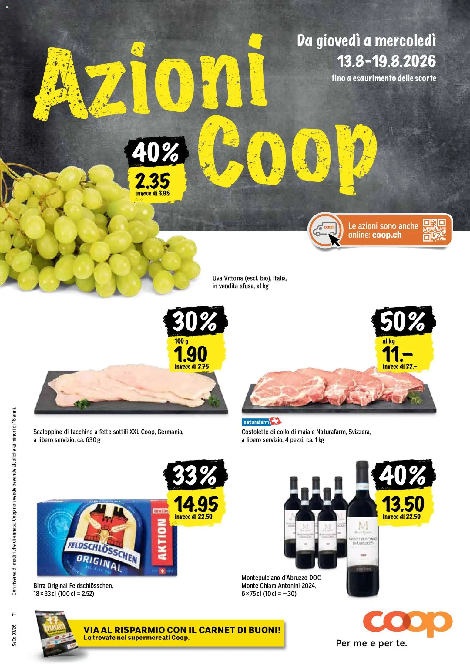 Coop aktionen IT – gültig ab 13.08.2026 | Seite: 1