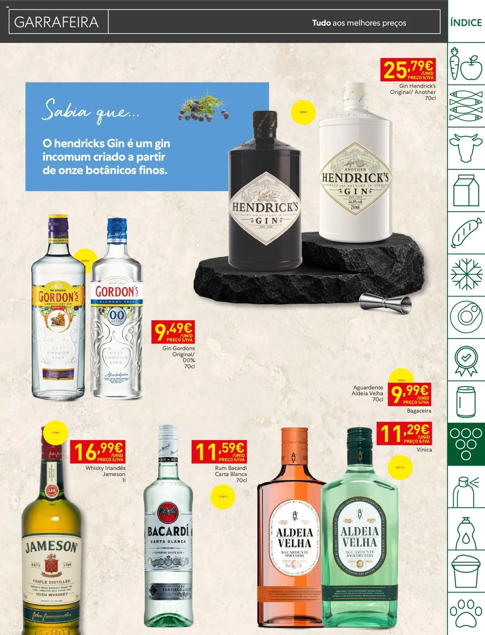Recheio folheto │ válido de 07/07/2026 | Página: 35 | Produtos: Whisky, Rum, Gin