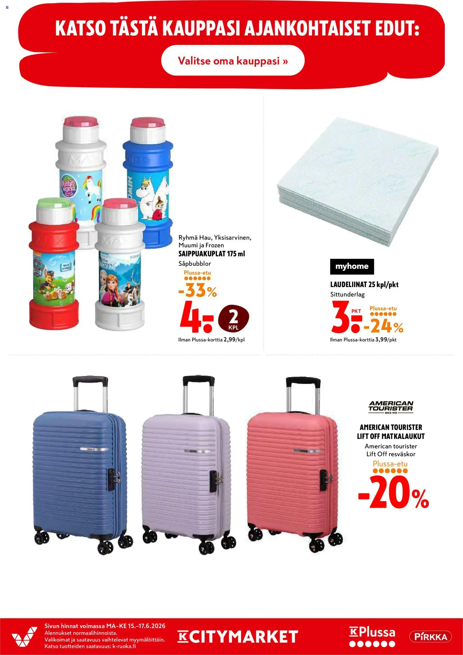 K-Citymarket tarjoukset – voimassa 15.06.2026 alkaen | Sivu: 20