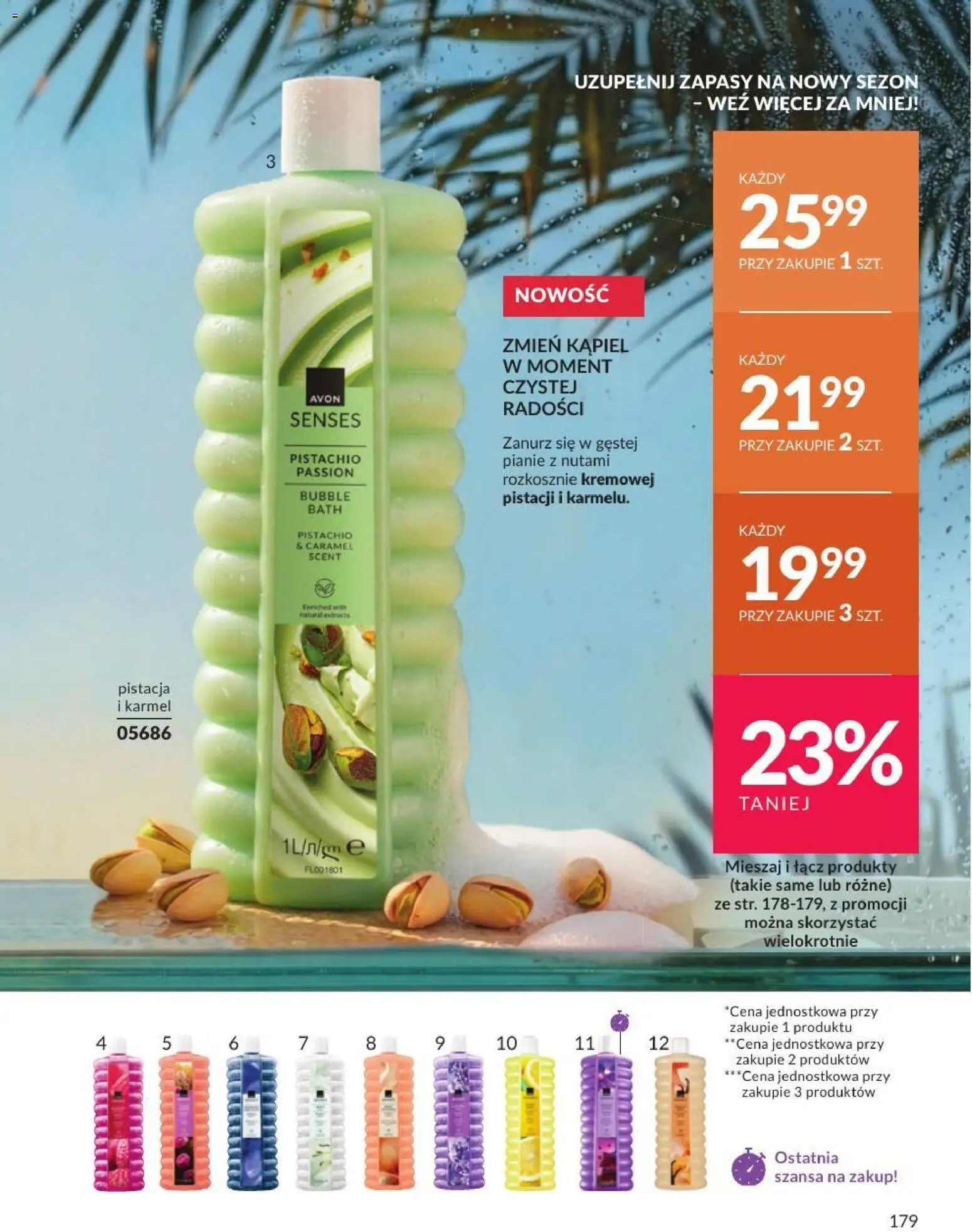 Avon Katalog 8 2026 od 01.08.2026 | Strona: 179 | Produkty: Kąpiel