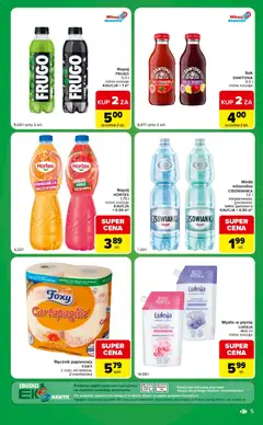 Pogląd oferty "Carrefour gazetka - Express" - ważna od 22.09.2026 | Strona: 5 | Produkty: Kremowe mydło w płynie, Mydło, Ręcznik papierowy, Woda