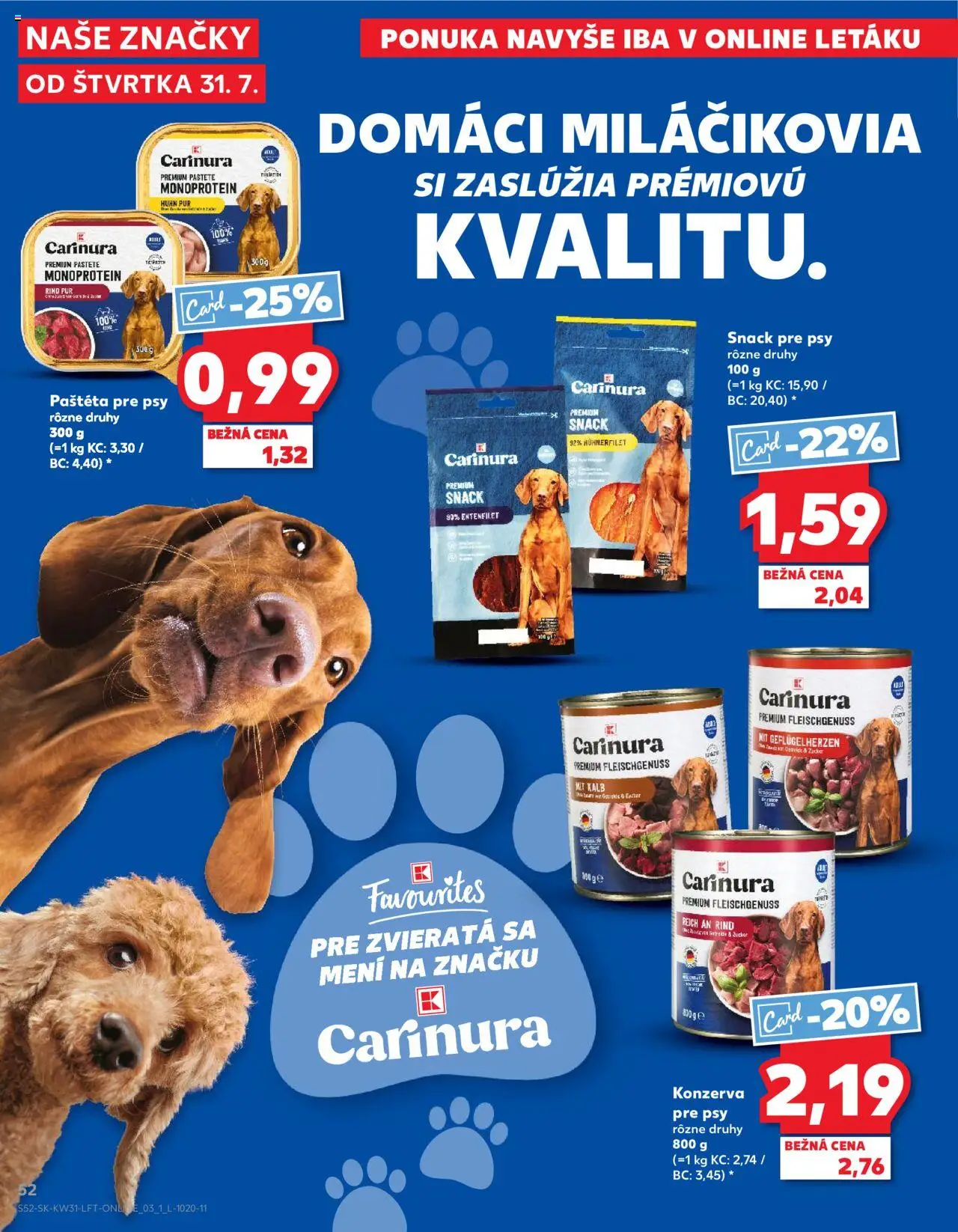 Nové Kaufland akcie – leták je platný od 31.07.2025 | Strana: 52