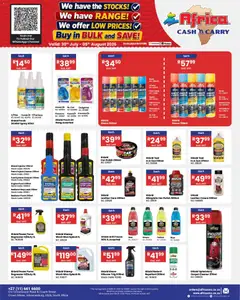 Africa Cash & Carry specials catalogue – valid from 30/07/2026 | Page: 51 | Products: Cream, Degreaser, Stock, Silicone
