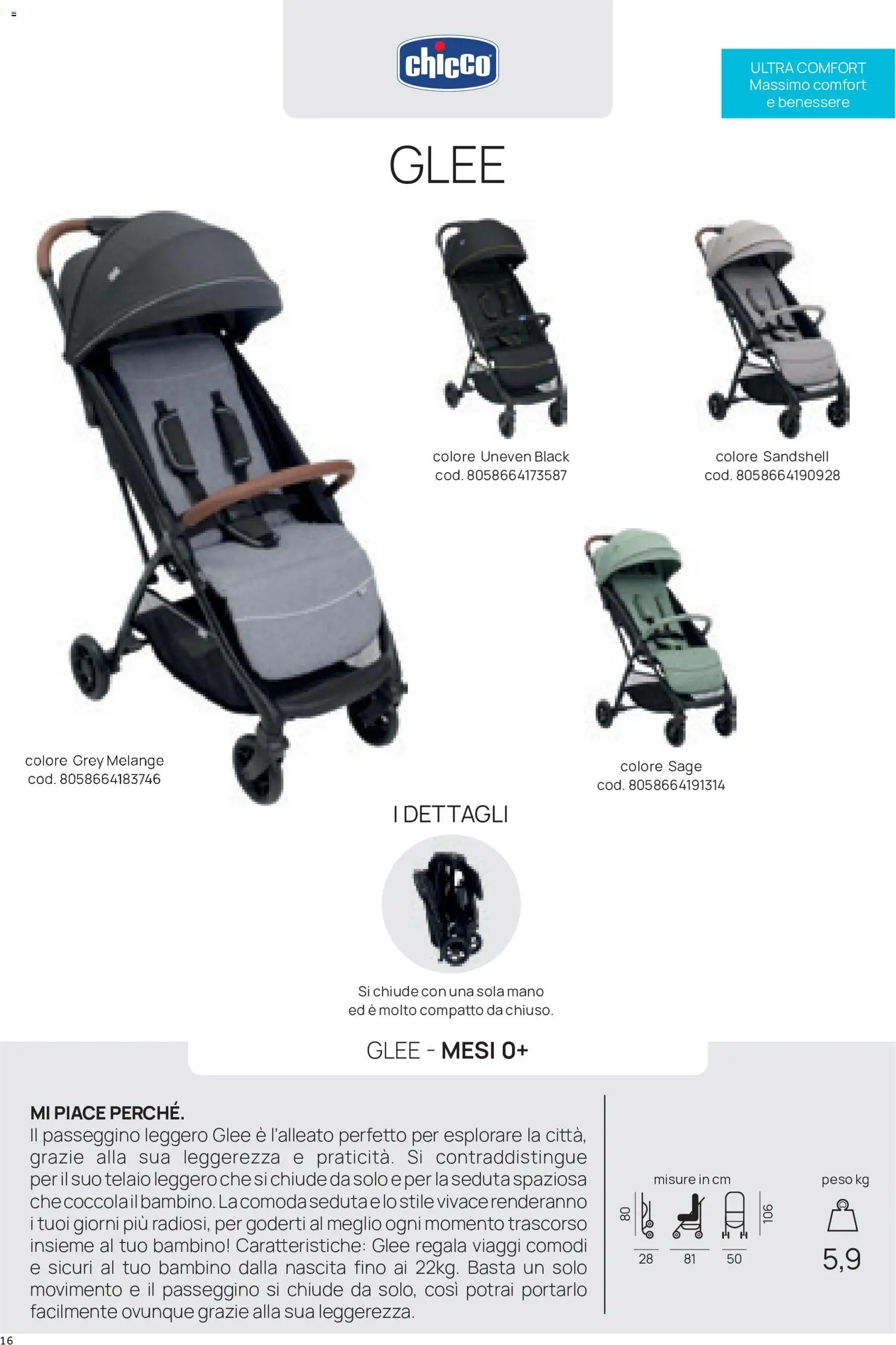 Volantino Prenatal del 16/09/2026 | Pagina: 16 | Prodotti: Passeggino