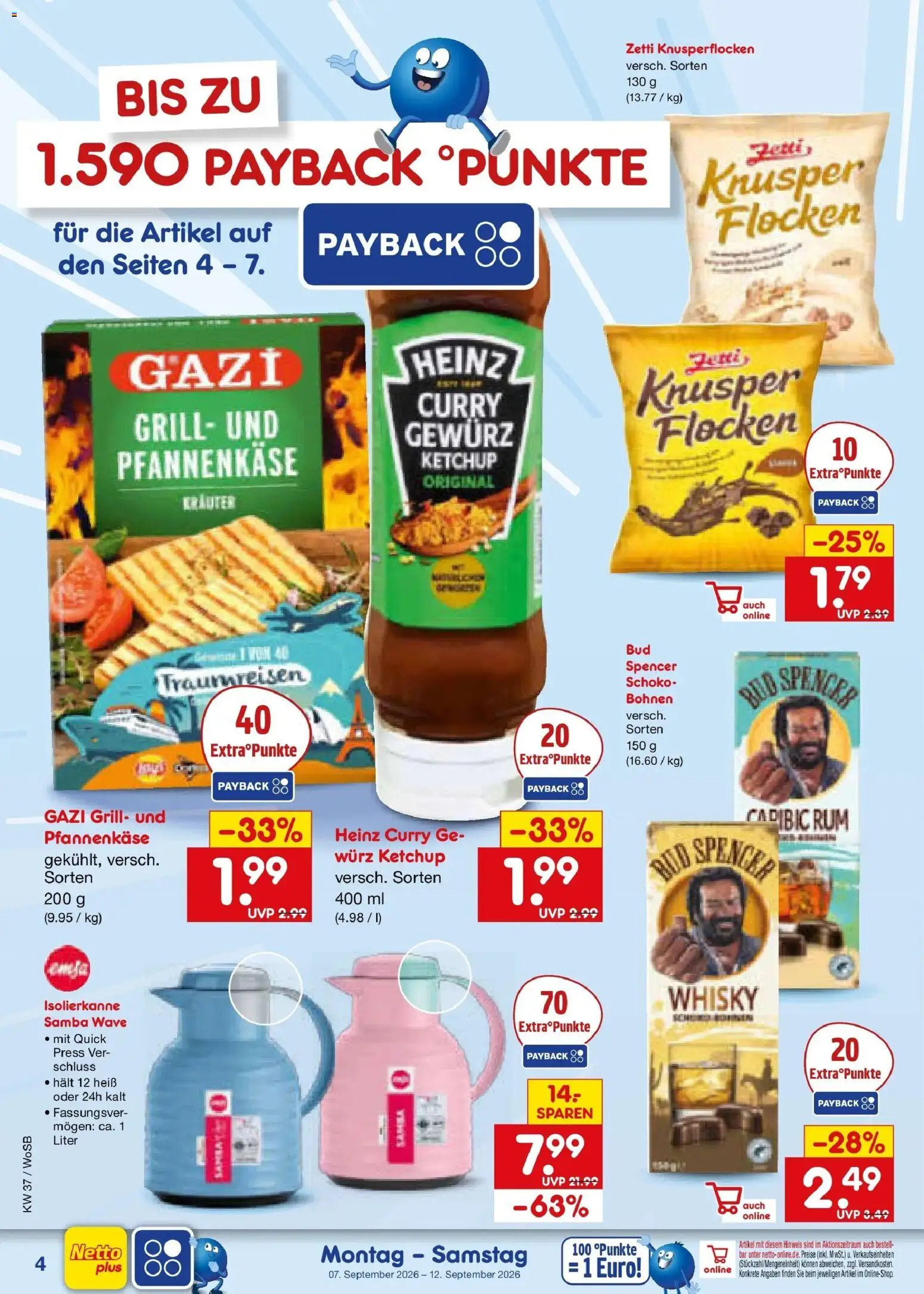 Netto Marken-Discount Prospekt Ludwigshafen-Edigheim – gültig ab 07.09.2026 | Seite: 8 | Produkte: Whisky, Grill, Ketchup, Flocken