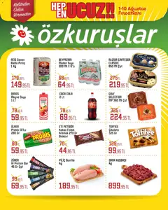 01 Ağustos 2026 tarihinden itibaren geçerli olan Özkuruşlar kataloğu önizlemesi | Sayfa: 2
