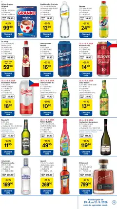 Náhled letáku Budweiser Budvar, 0,5 l, plech, světlé výčepní od 29.04.2026 | Strana: 19