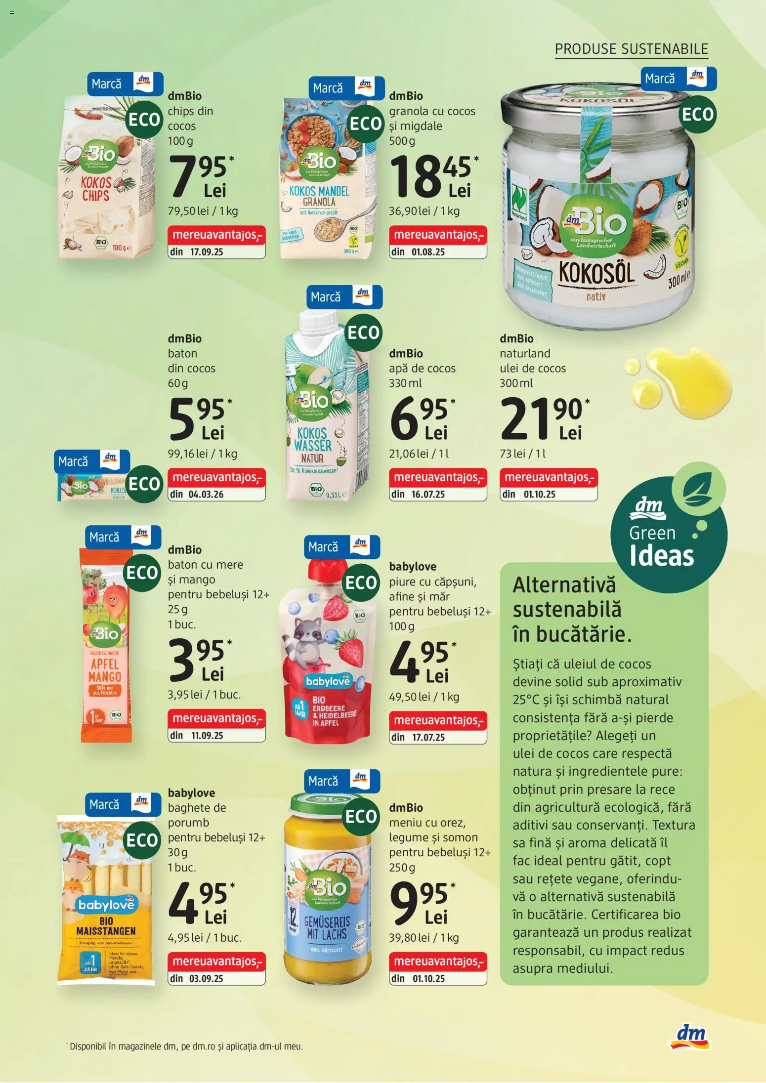 Noul catalog DM drogeriemarkt – valabil de la 28.05.2026 | Pagină: 23 | Produse: Şerit ödül, Afine, Mere, Apă